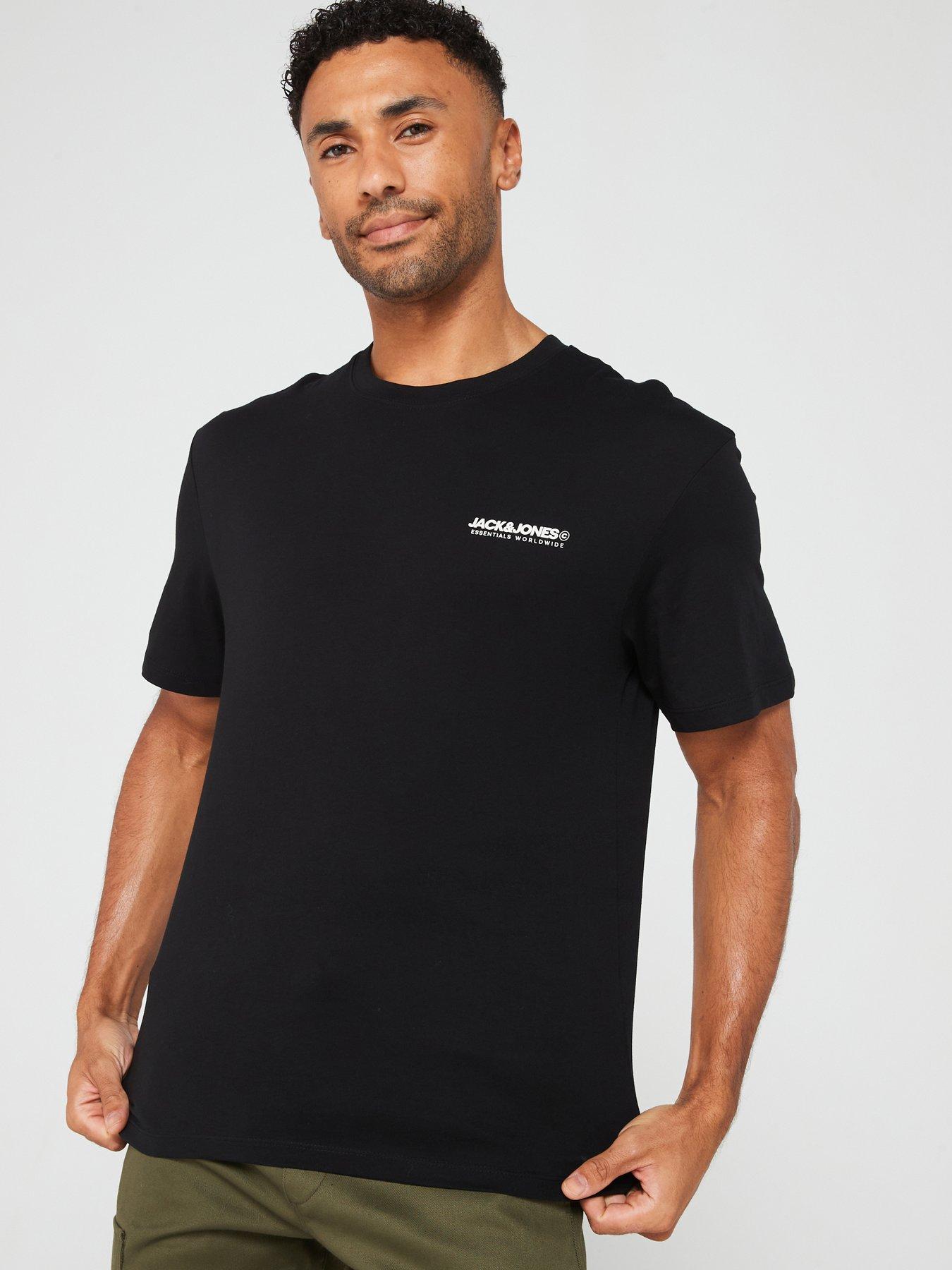 undefined Small Logo Loose Fit T-Shirt - Black