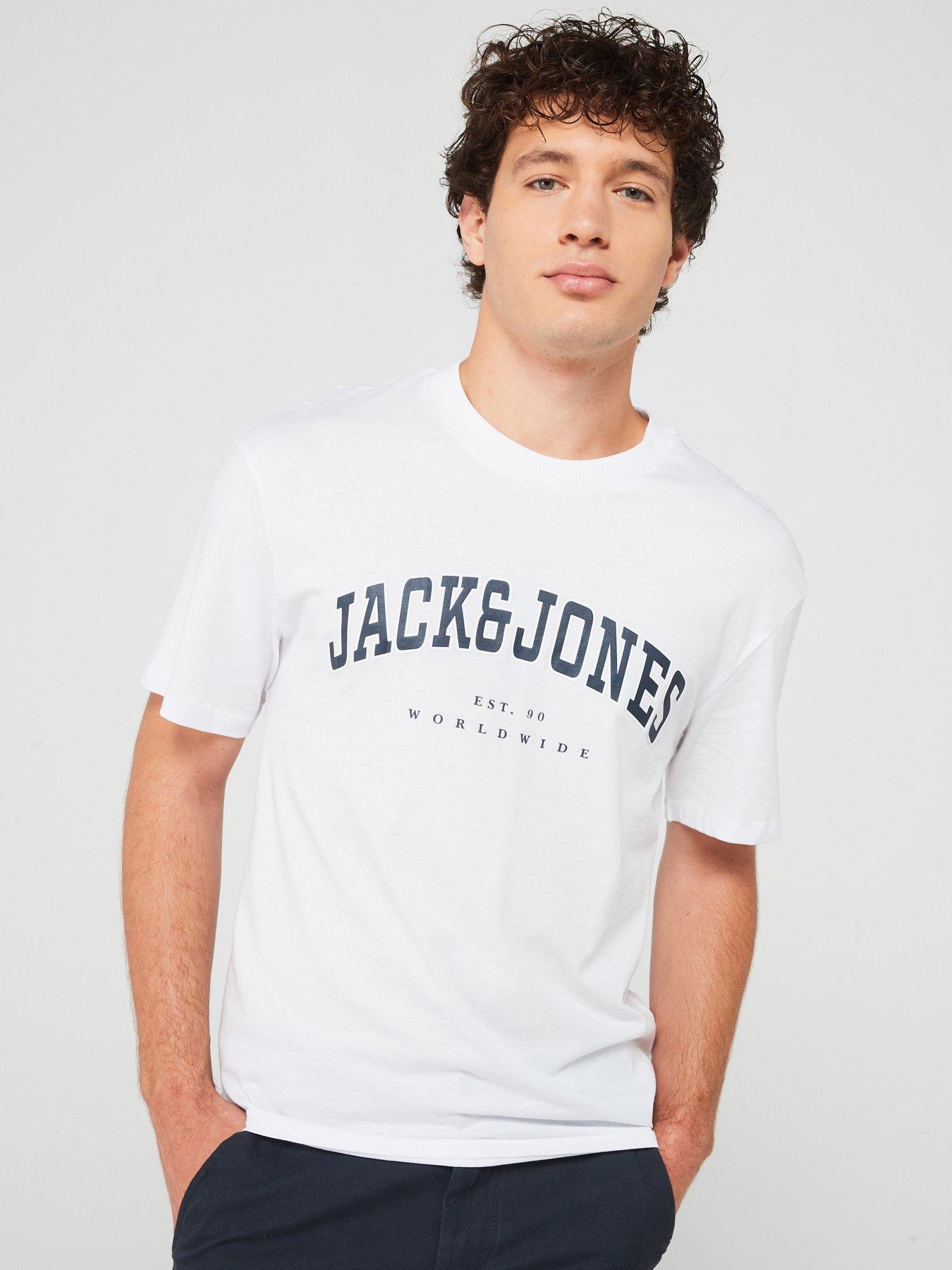 Jack & Jones Varsity Logo T-Shirt - White