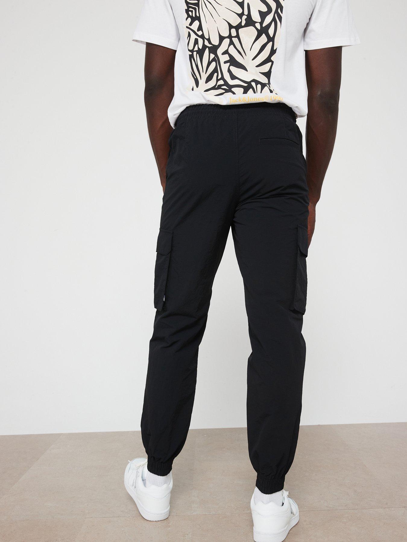Jack and jones cargo pants black deals