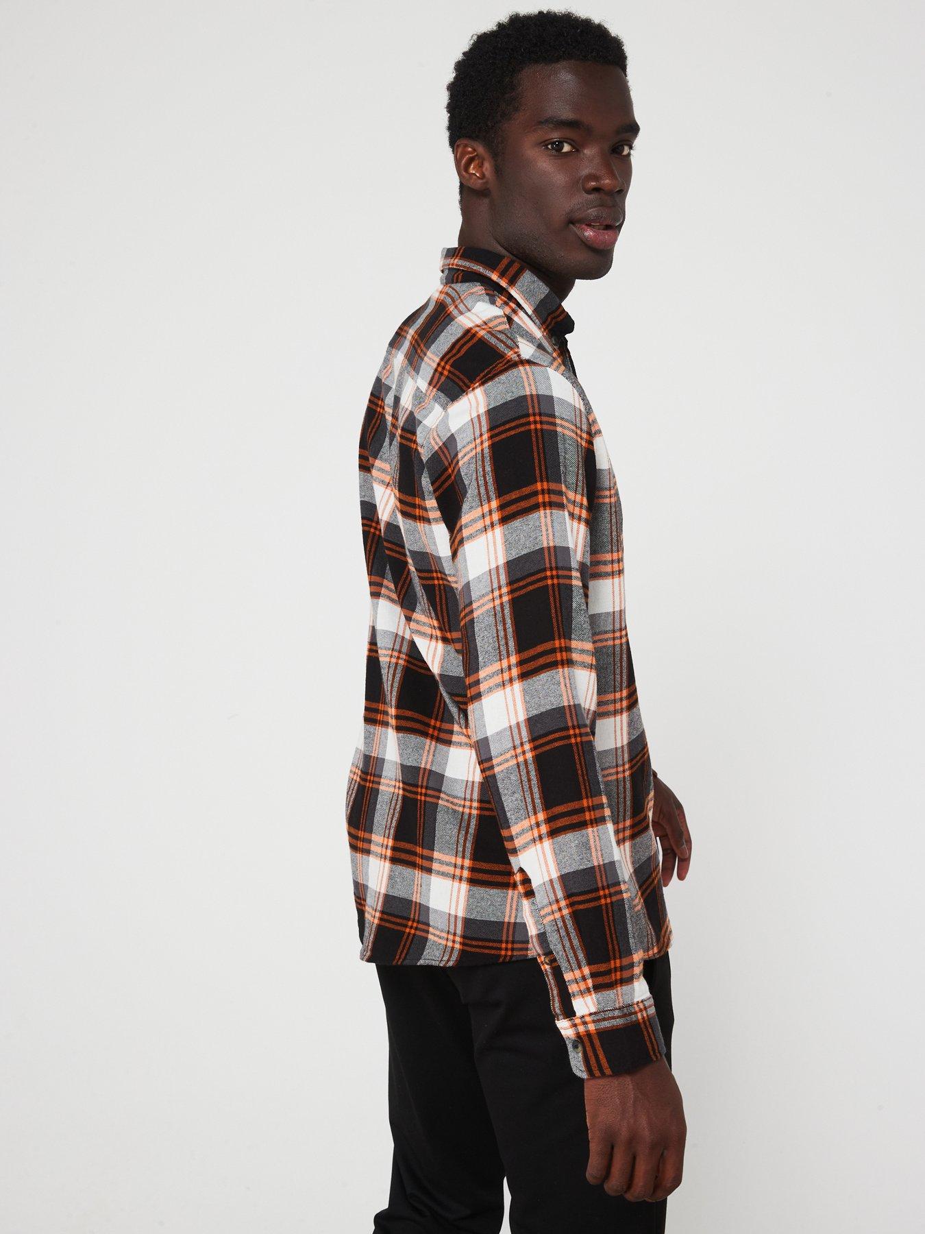 Image 2 of 6 of Jack & Jones Long Sleeve Check Slim Fit Shirt - Multi