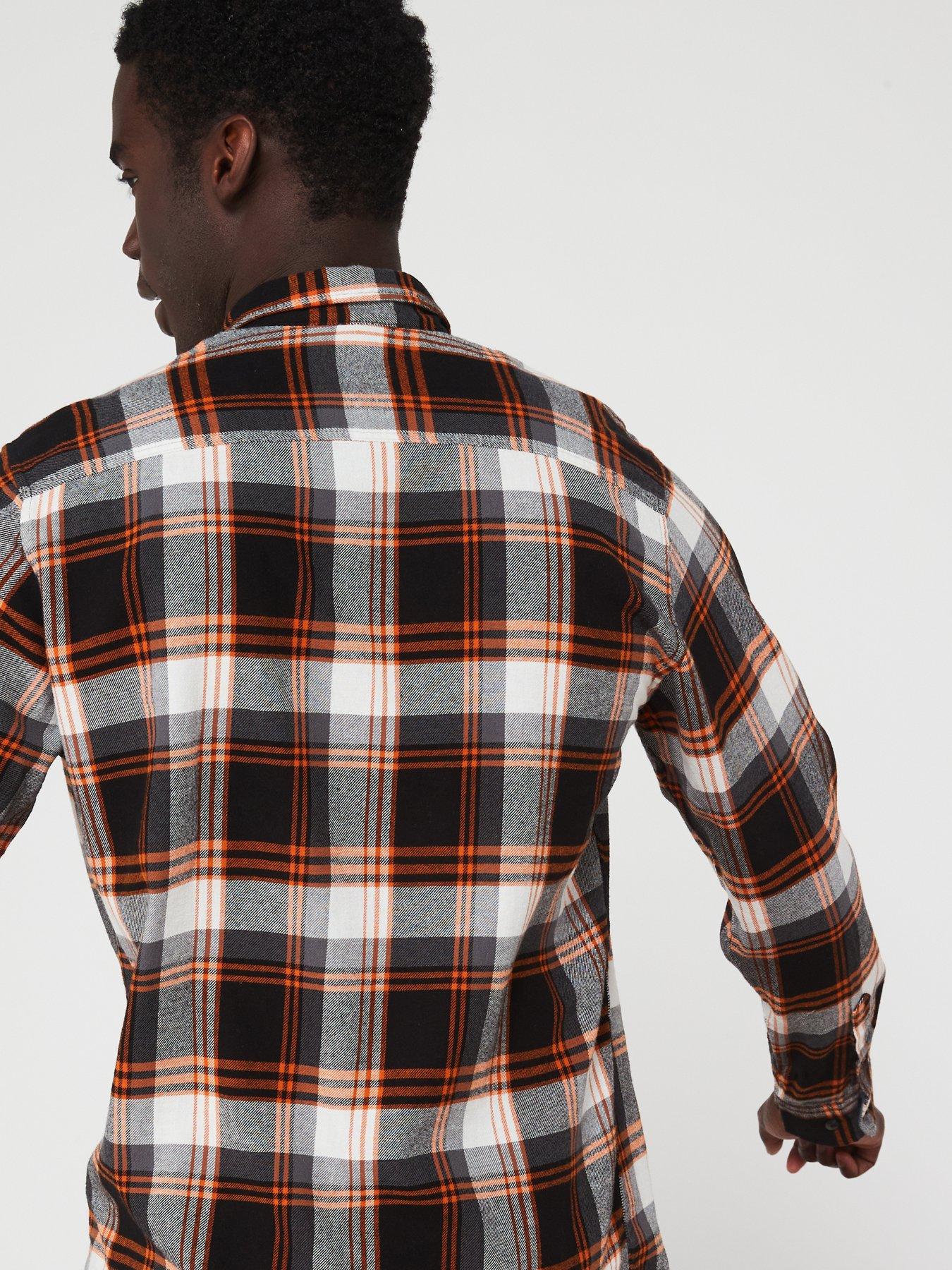 Image 5 of 6 of Jack & Jones Long Sleeve Check Slim Fit Shirt - Multi