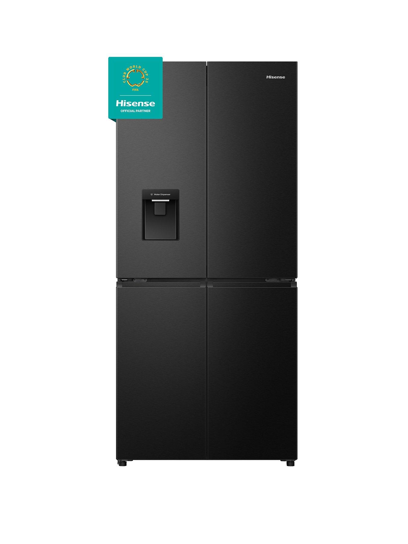 hisense-pureflat-slim-rq5p470smfe-total-no-frost-american-fridge-freezer-with-my-fresh-choice-zone-black-stainless-steel