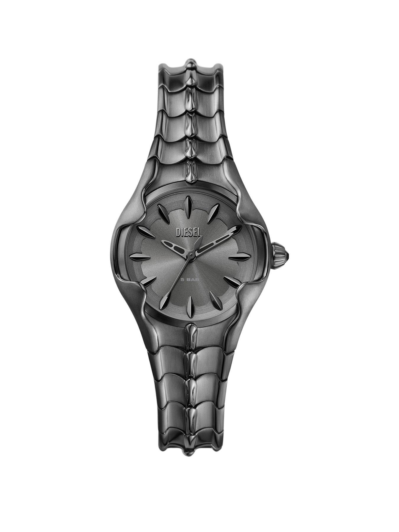 undefined Vert 3-Hand Gunmetal Stainless Steel Watch