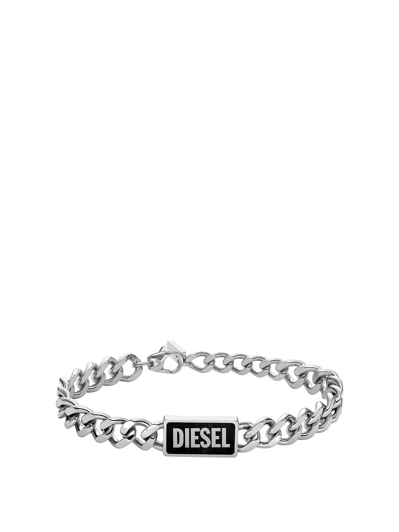 undefined Black Agate ID Bracelet