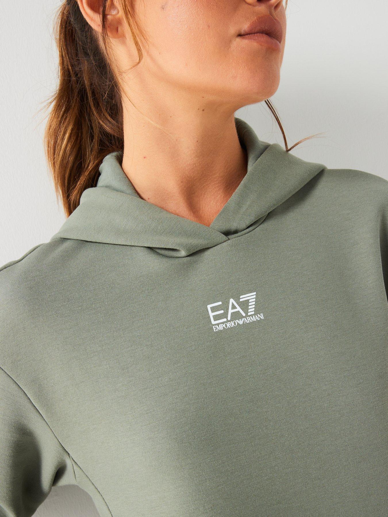 Micro Logo Hoodie Green