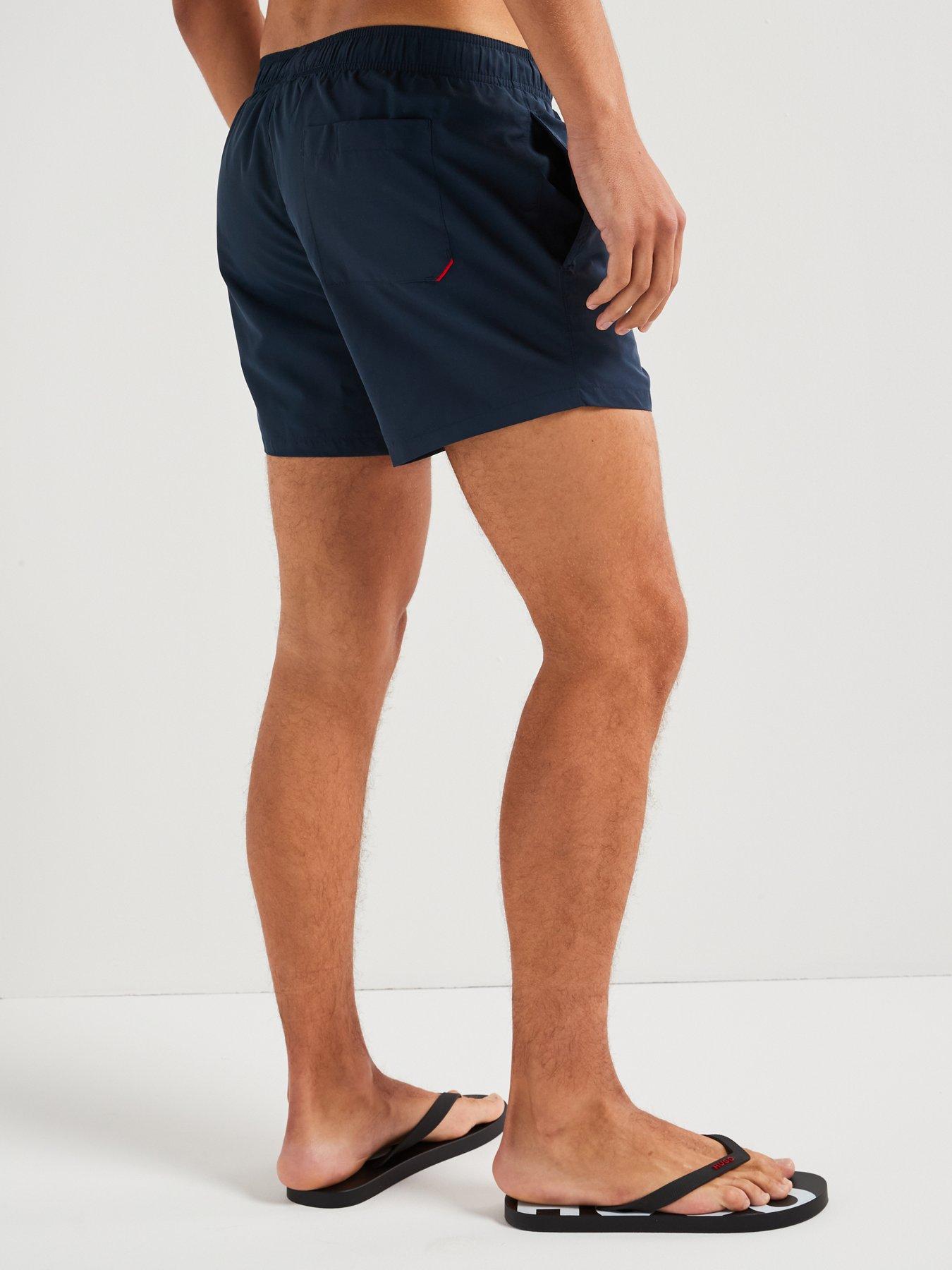 Image 2 of 5 of HUGO Abas Swim Shorts - Dark Blue