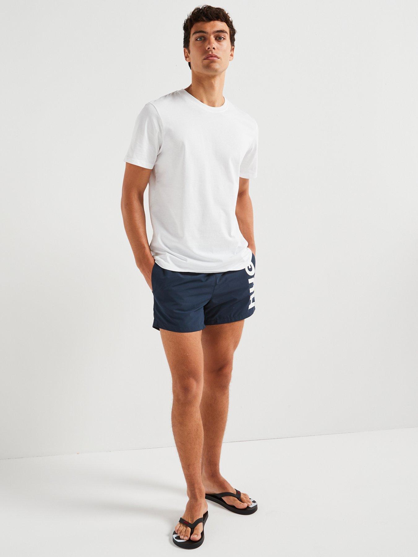 Image 4 of 5 of HUGO Abas Swim Shorts - Dark Blue