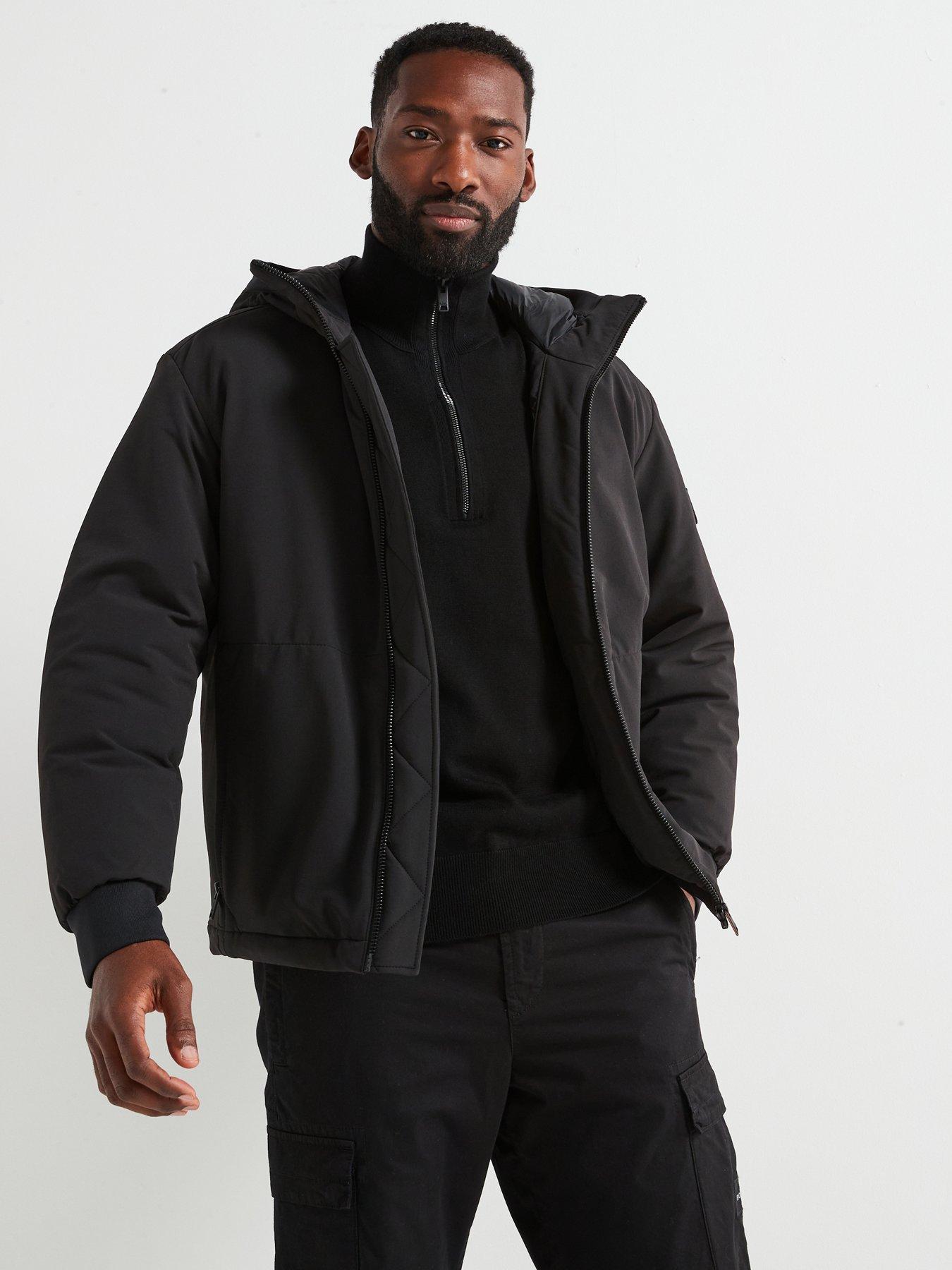 undefined Ospace Insulated Hooded Jacket - Black
