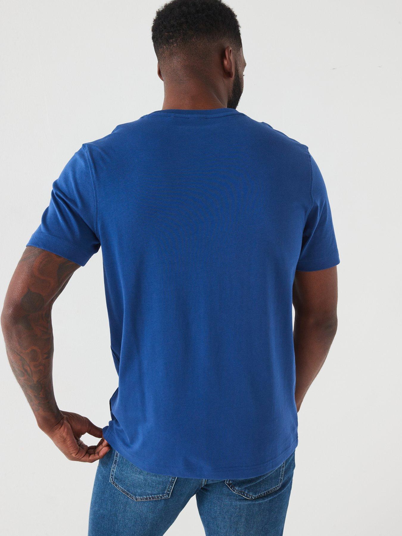 Image 2 of 5 of BOSS TE Moon Regular Fit Graphic T-Shirt - Navy