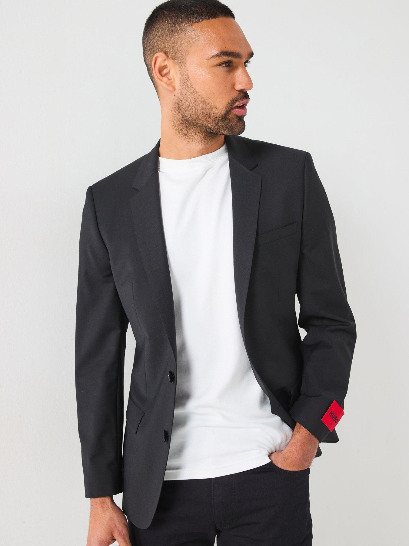undefined Henry Slim Fit Suit Jacket - Black