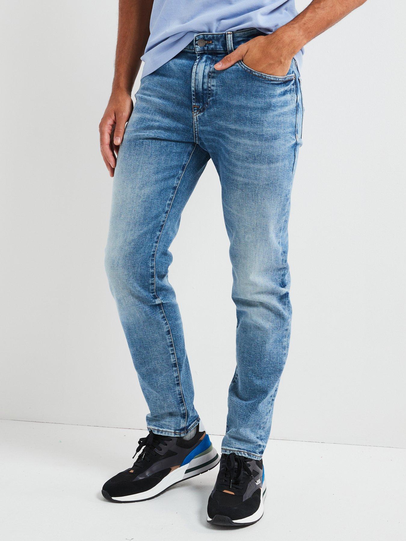 undefined Re.Maine Regular Fit Stretch Jeans - Light Blue