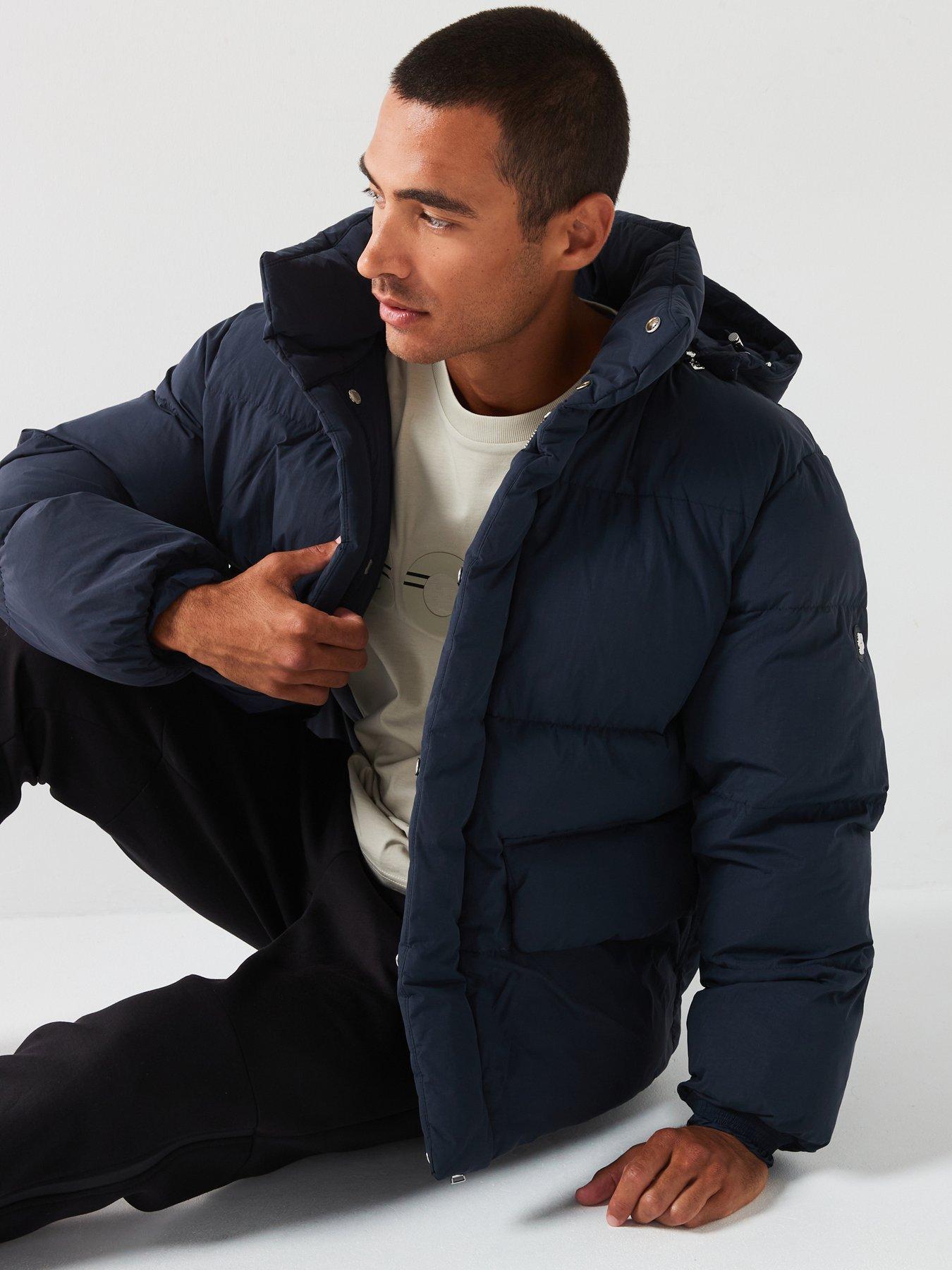 undefined C-Celvie Quilted Hooded Jacket - Blue