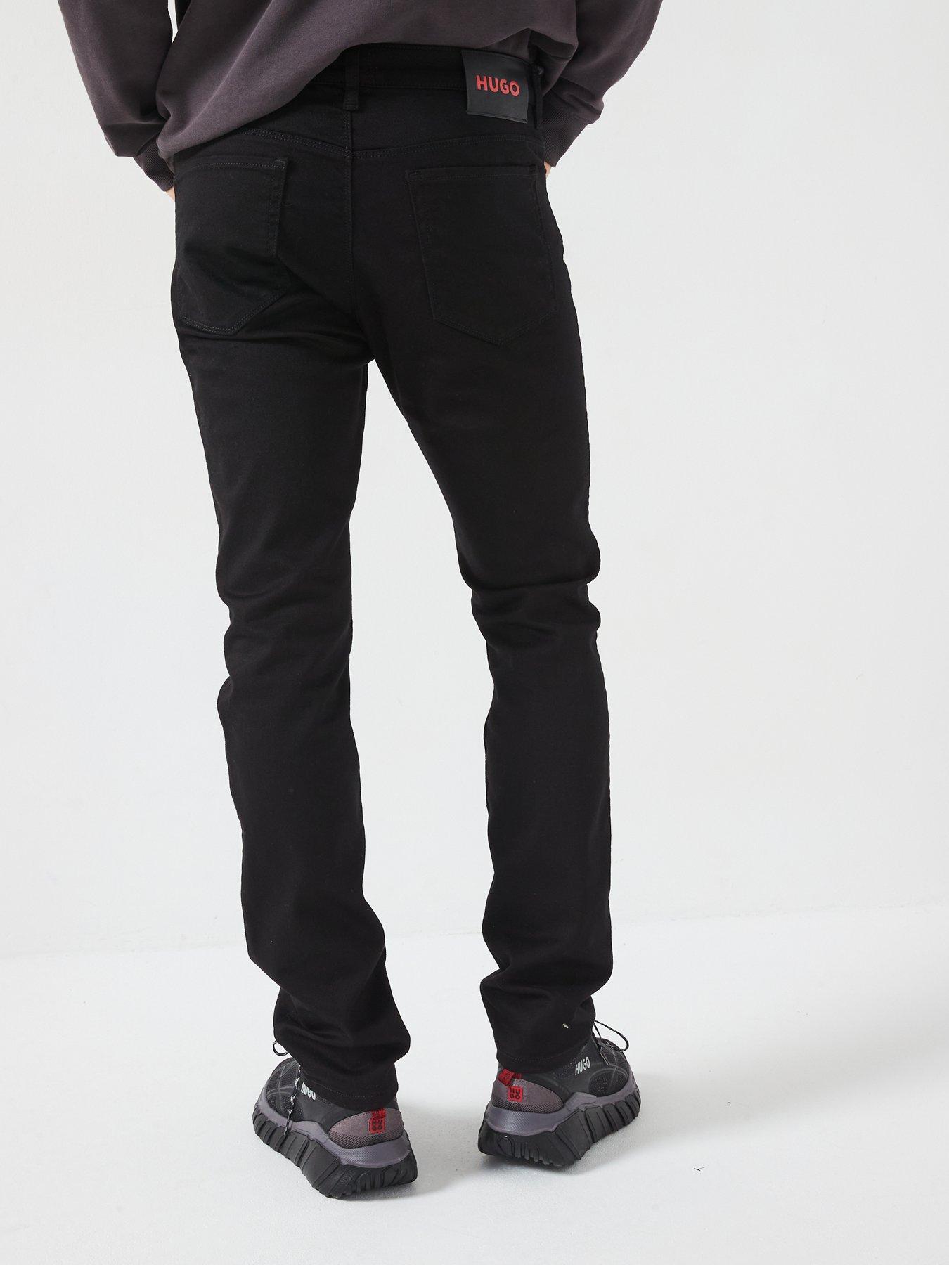 Image 2 of 5 of HUGO 708 Slim Fit Jeans - Black