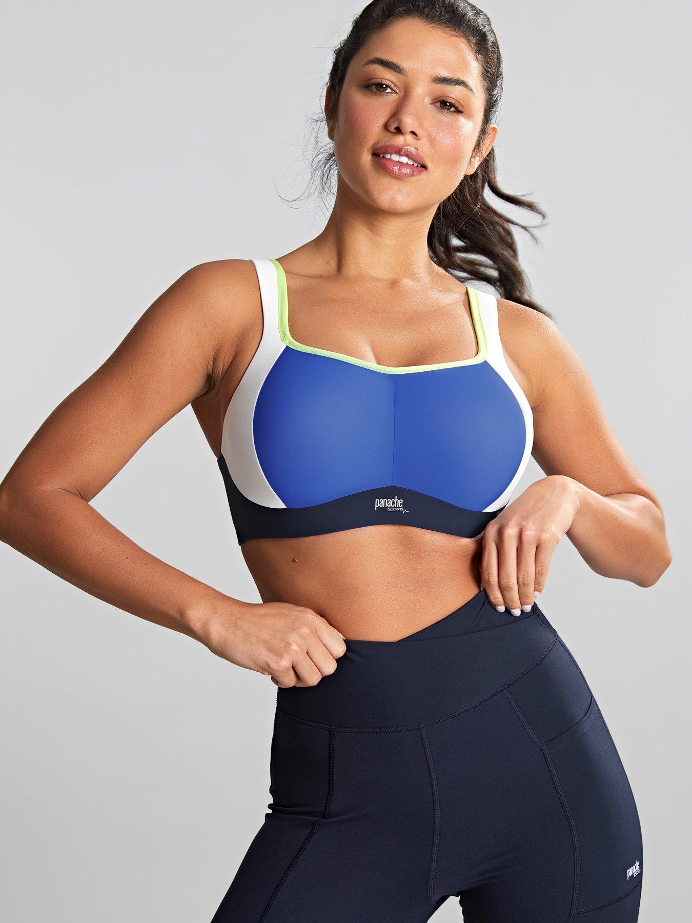 Image 3 of 4 of Panache Sport Sports Wired Sports Bra - Blue