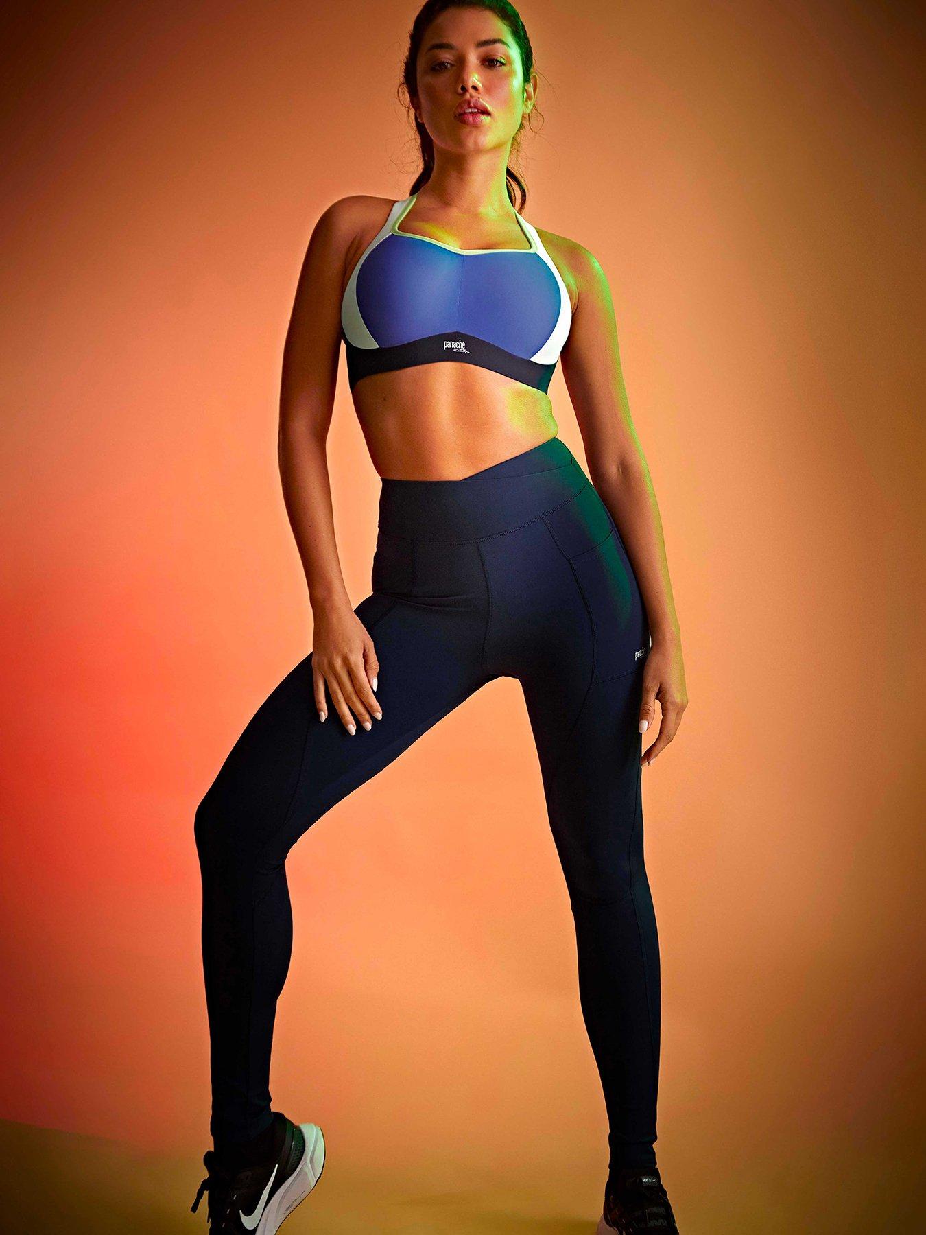 Panache Sport Sports Wired Sports Bra Blue Very