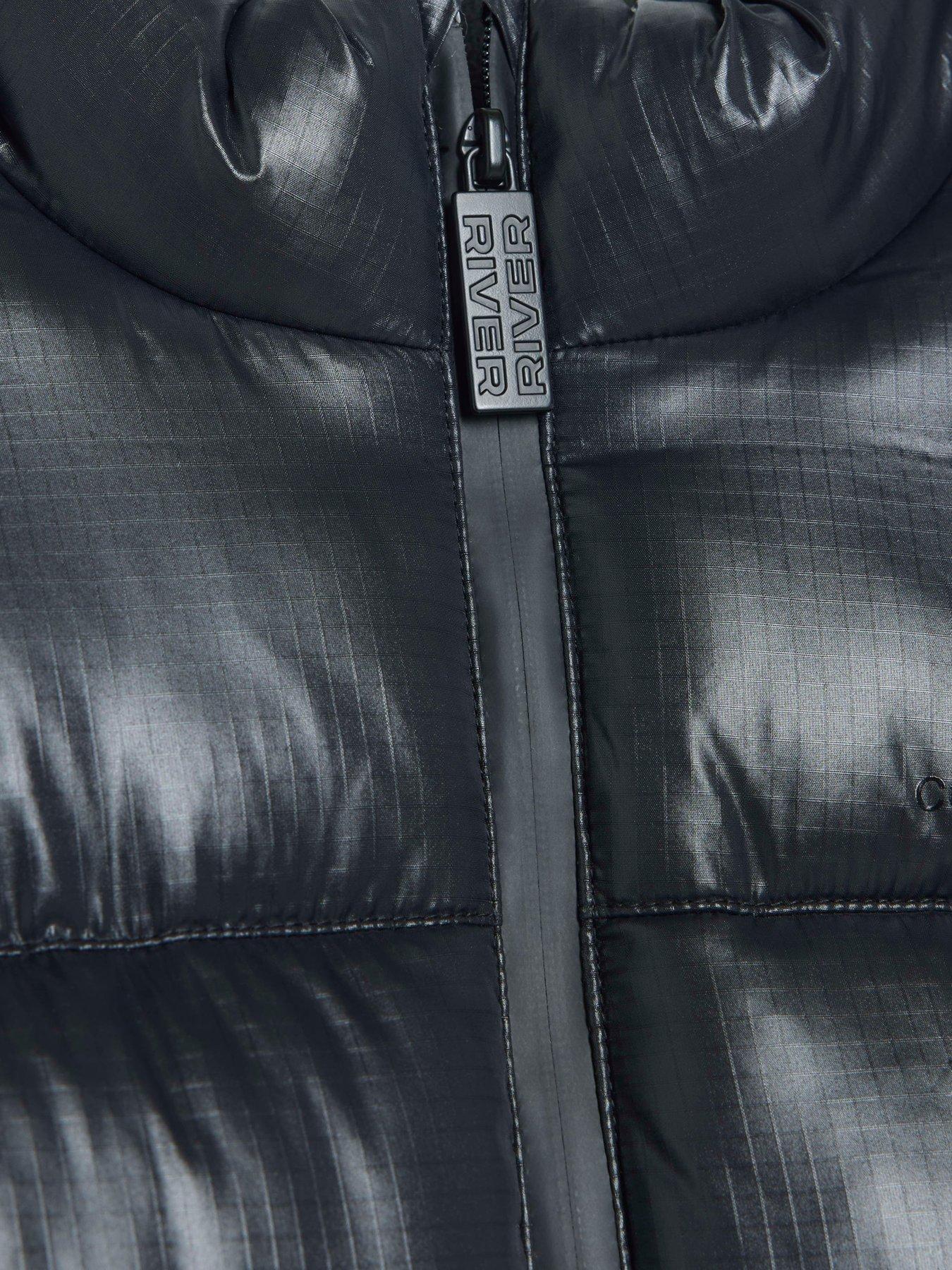 River Island Mini Mini Boy Puffer Coat Black Very