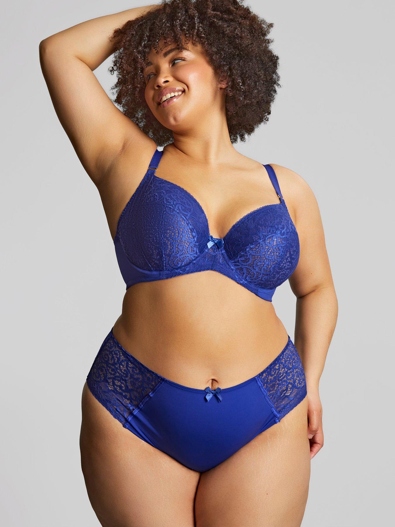 undefined Sculptresse Estel Plunge Bra - Blue