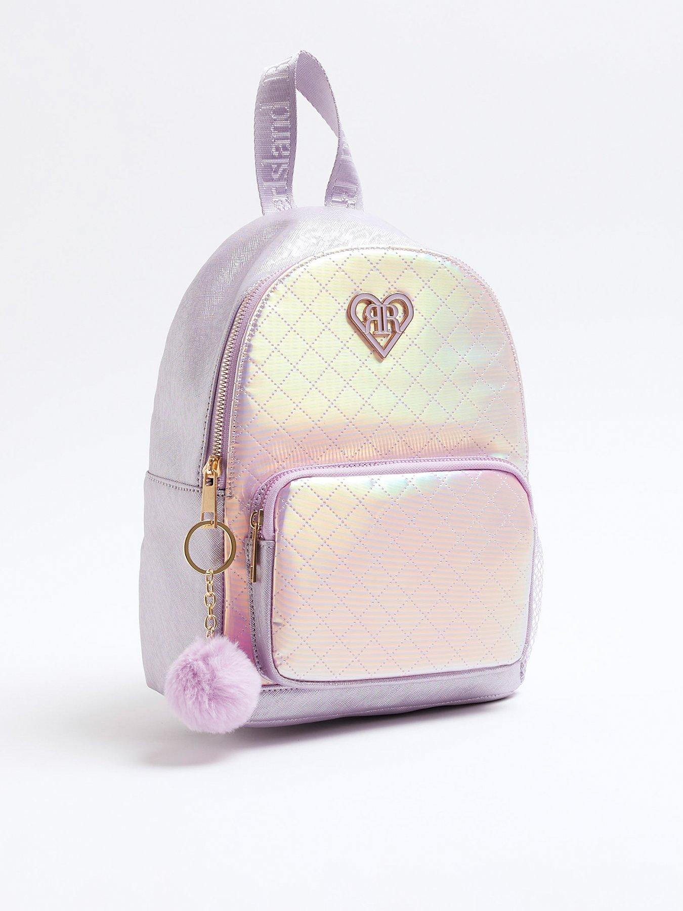 Girls Iridescent Backpack Purple