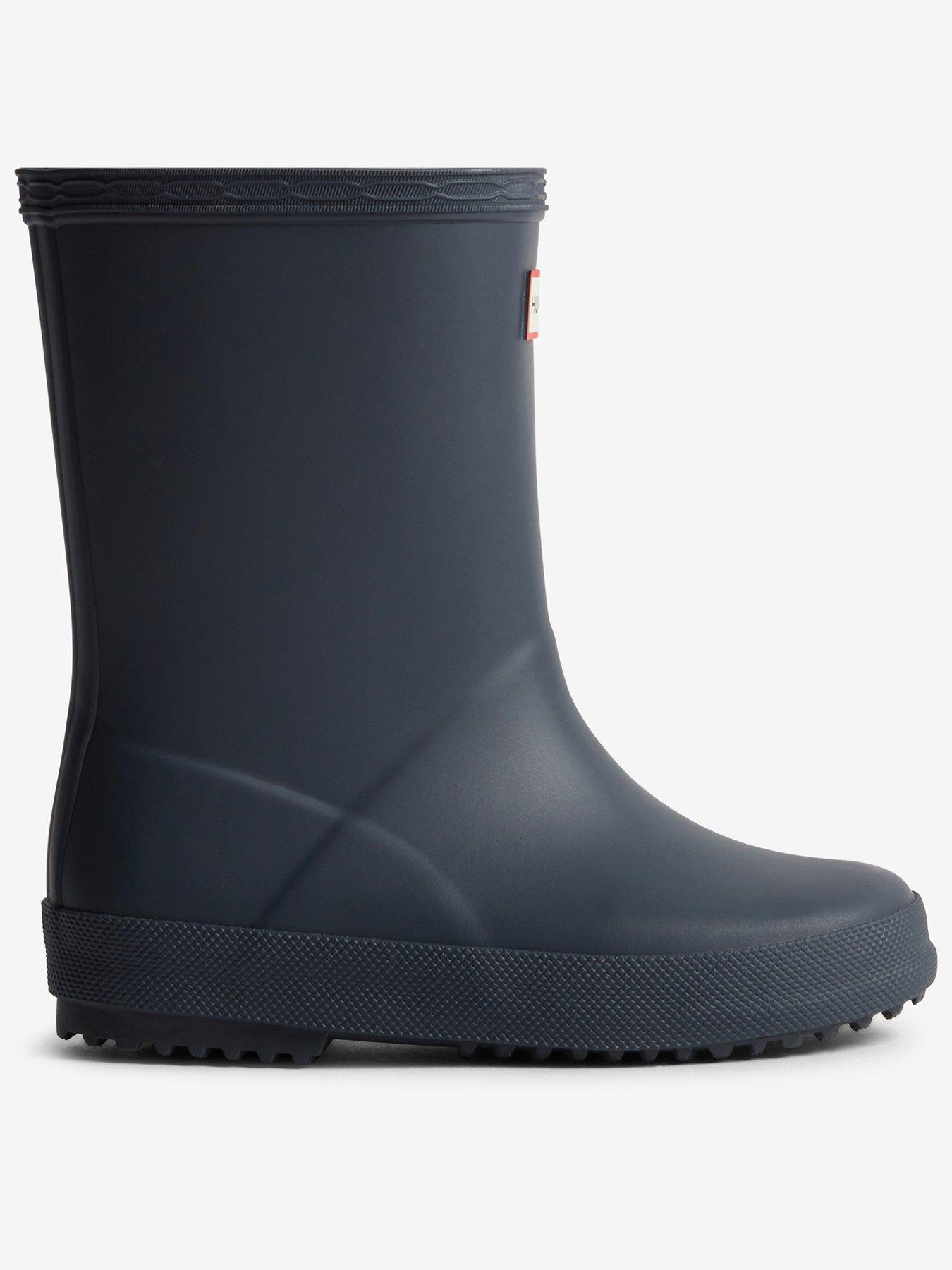 Hunter Kids First Matte Wellington Boot - Navy