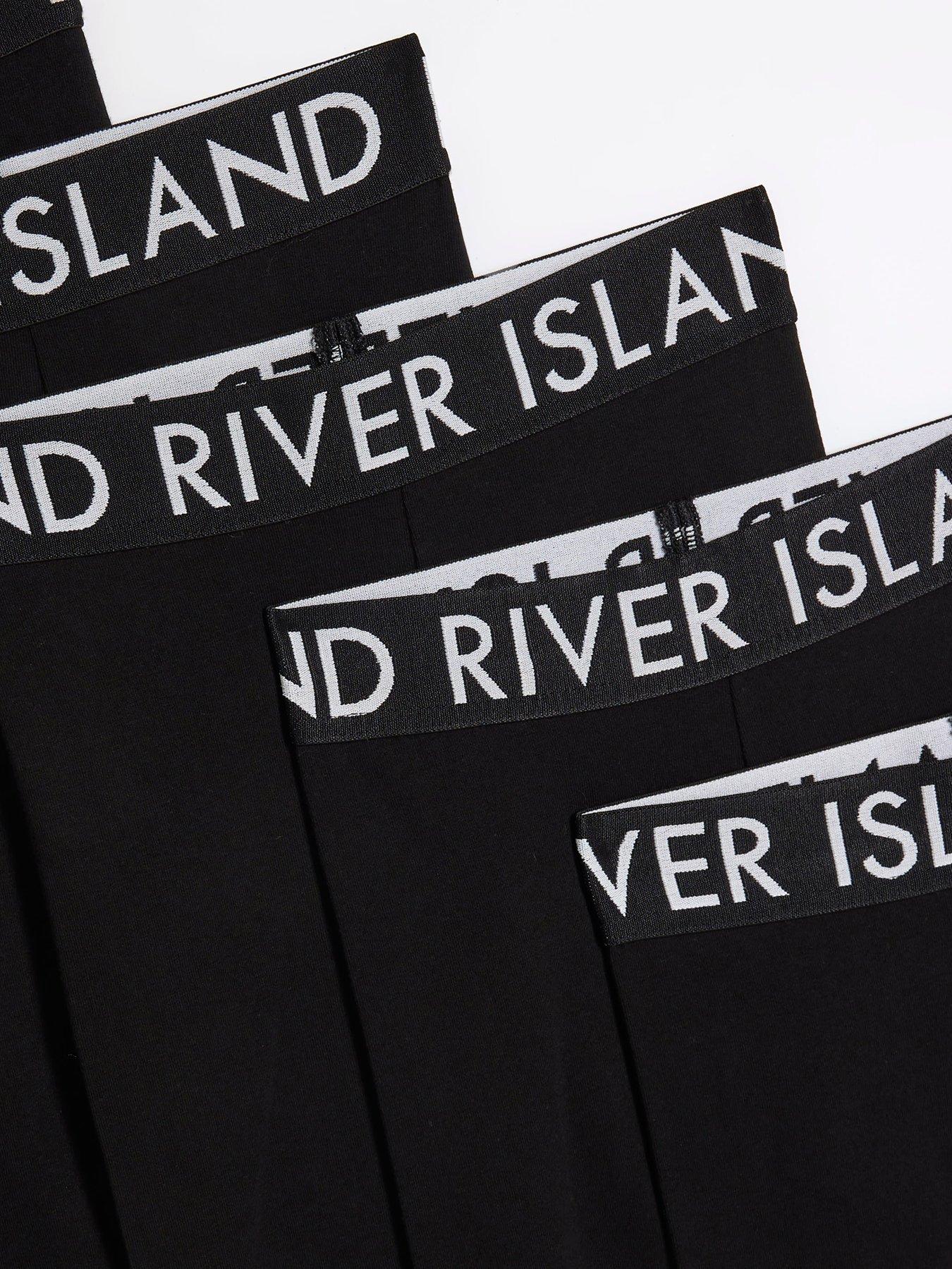 Image 3 of 3 of River Island Girls Waistband Legging 5 Pack - Black