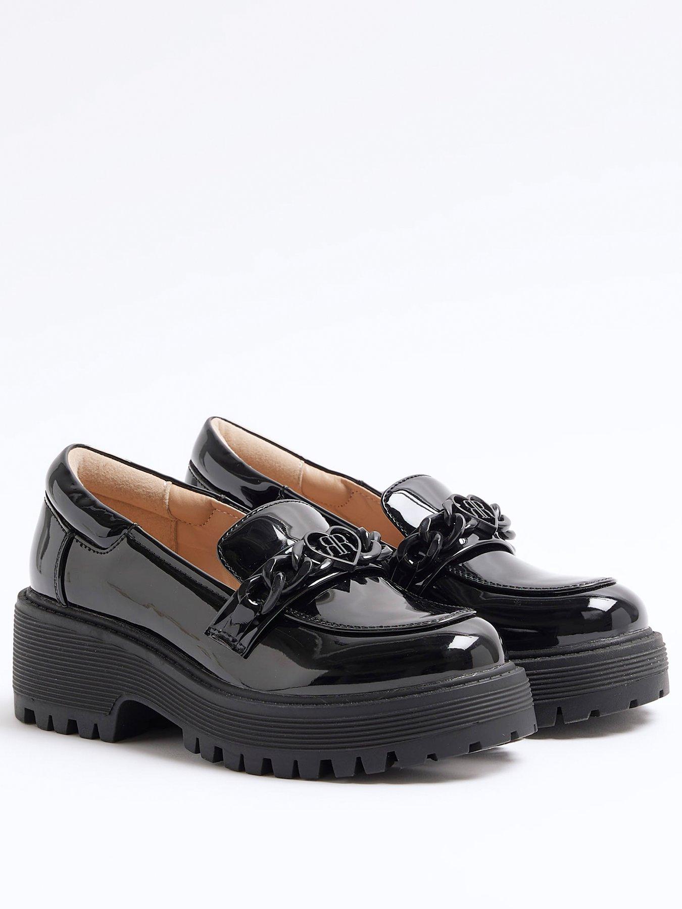 River island heeled loafers hot sale