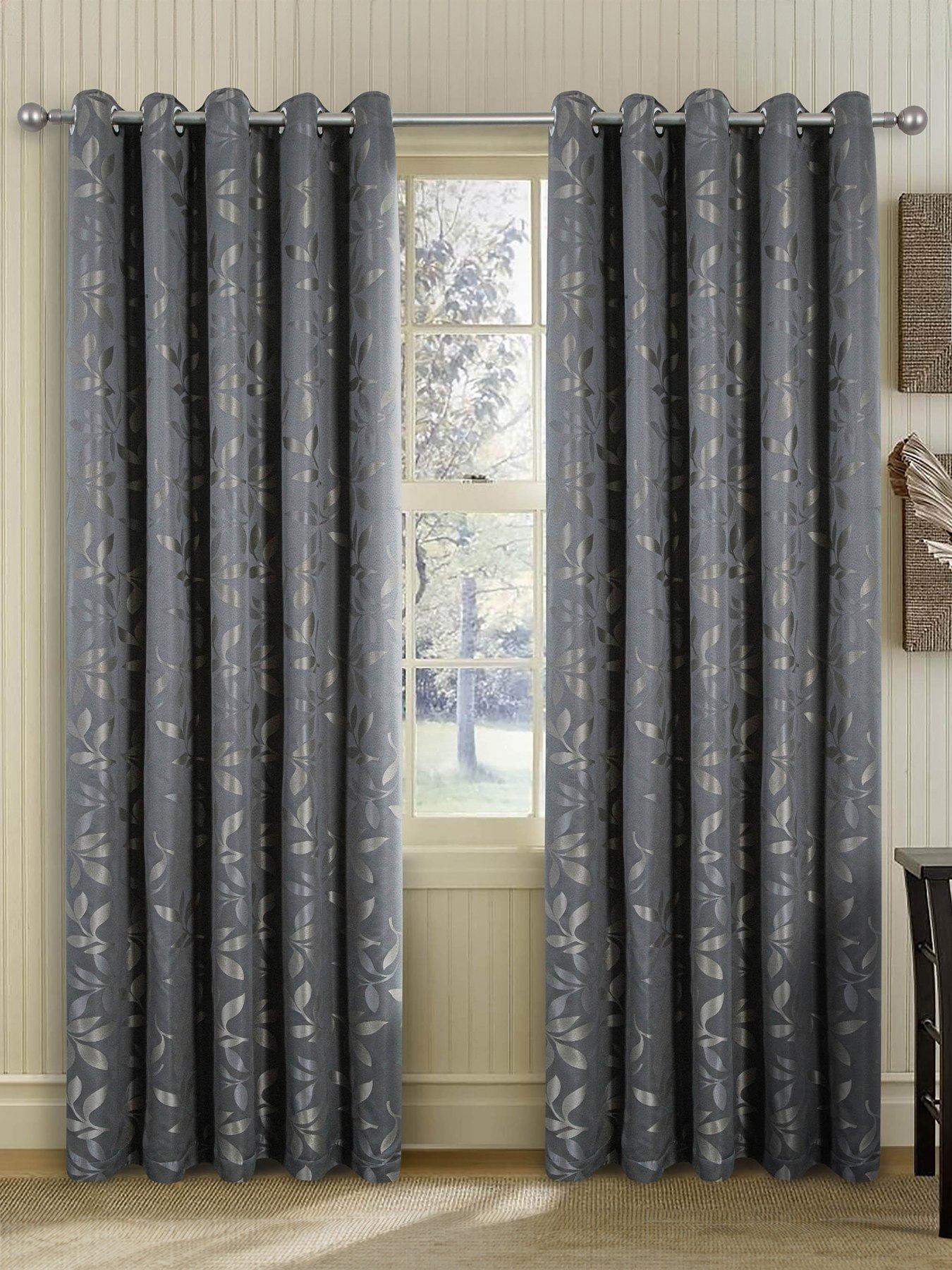 undefined Lorenzo Leaf Eyelet Curtains