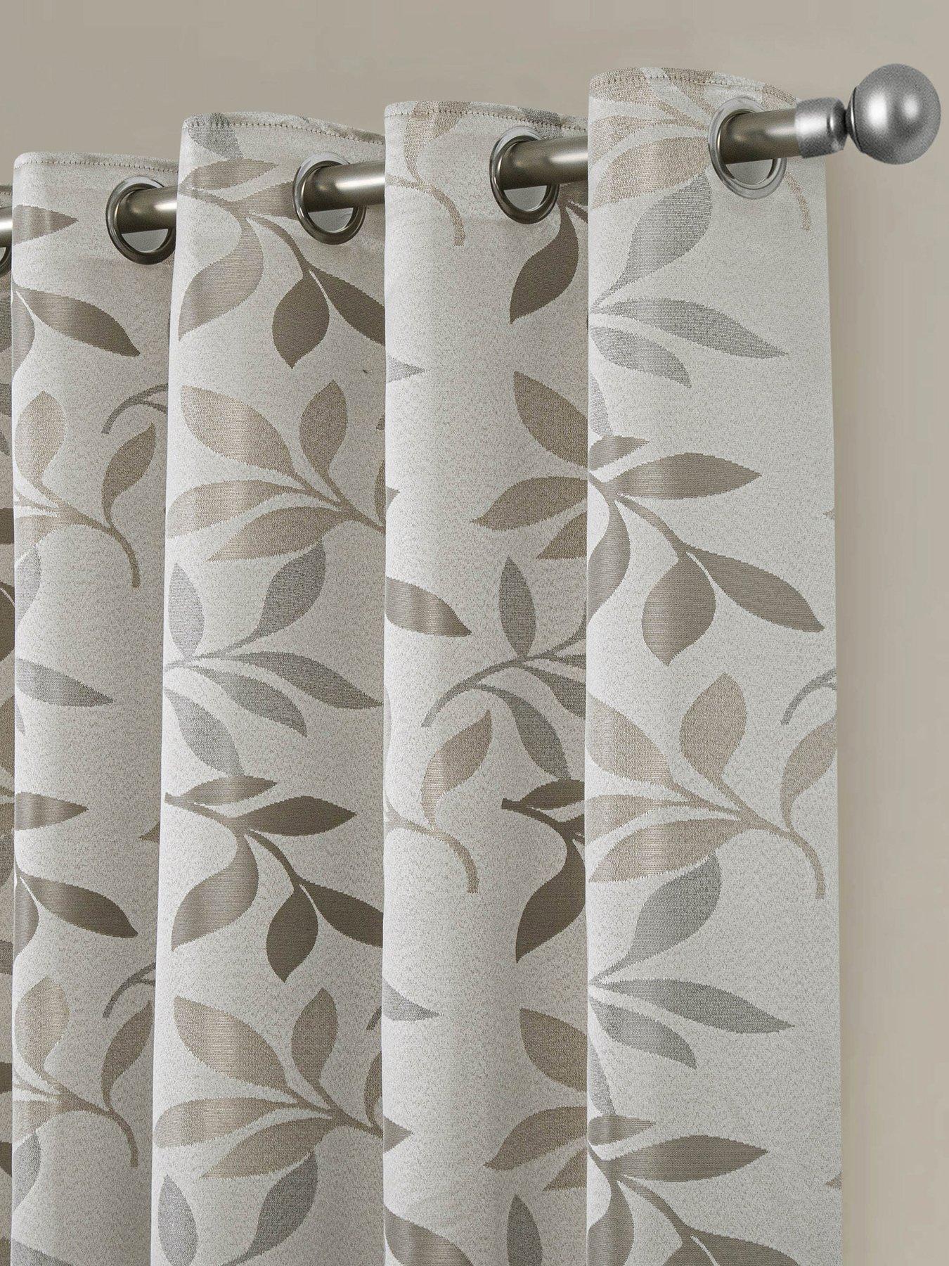 Image 2 of 5 of Very Home Lorenzo Leaf Eyelet Curtains