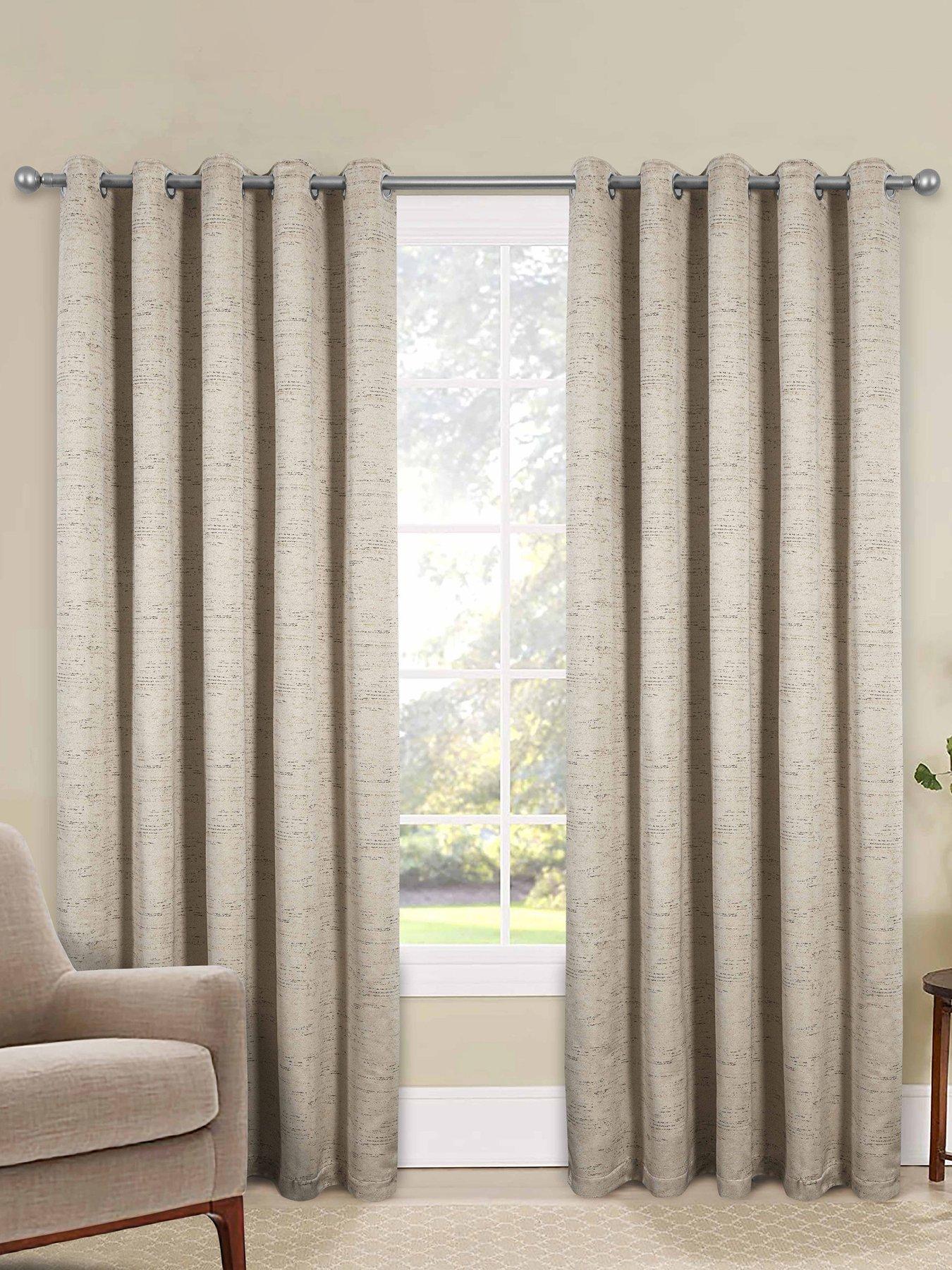 Product photograph of Very Home Rowan Eyelet Curtains from very.co.uk