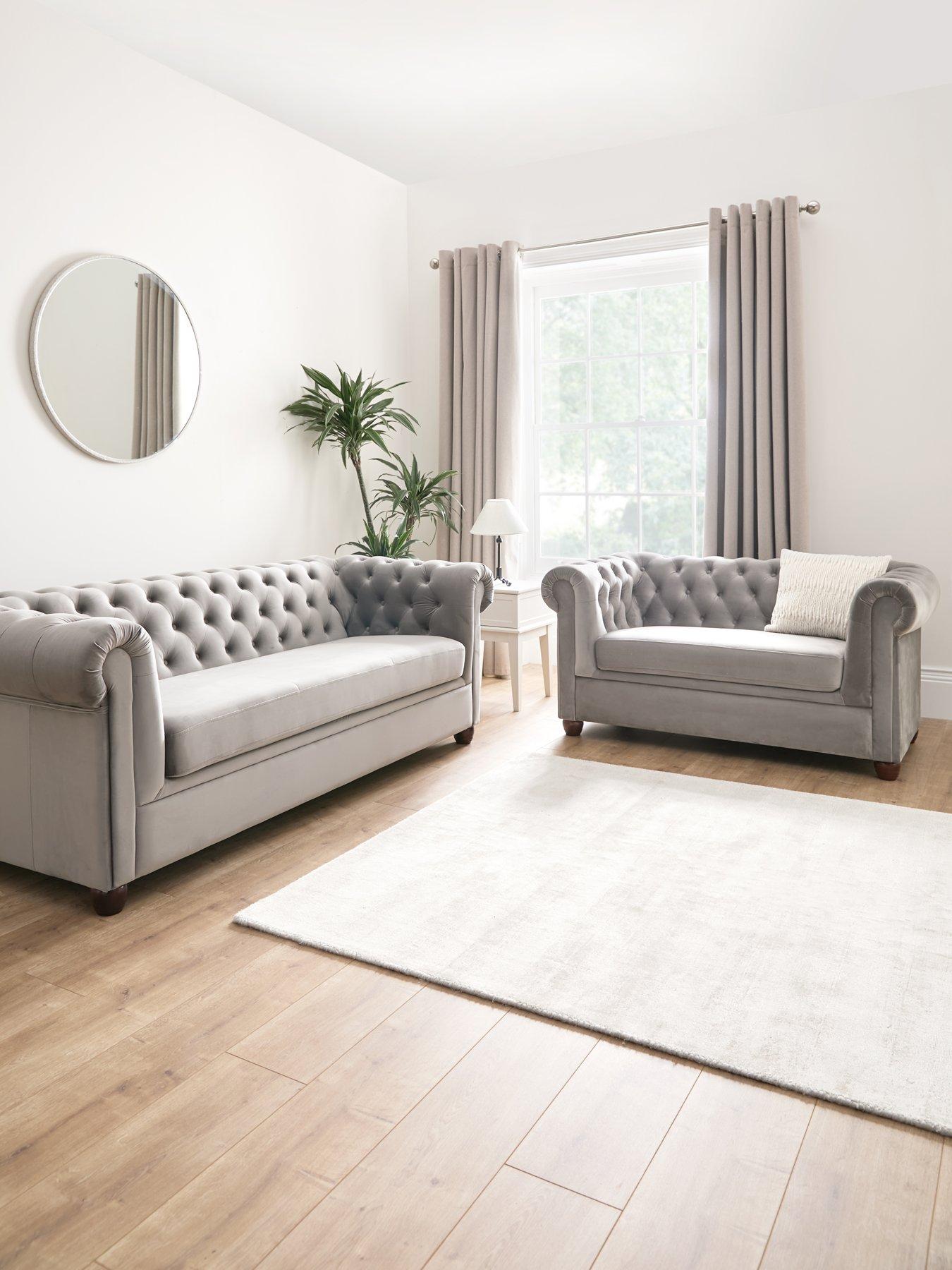 undefined Chester Fabric 3 Seater + 2 Seater Sofa Set (Buy  &  SAVE!) - FSC Certified