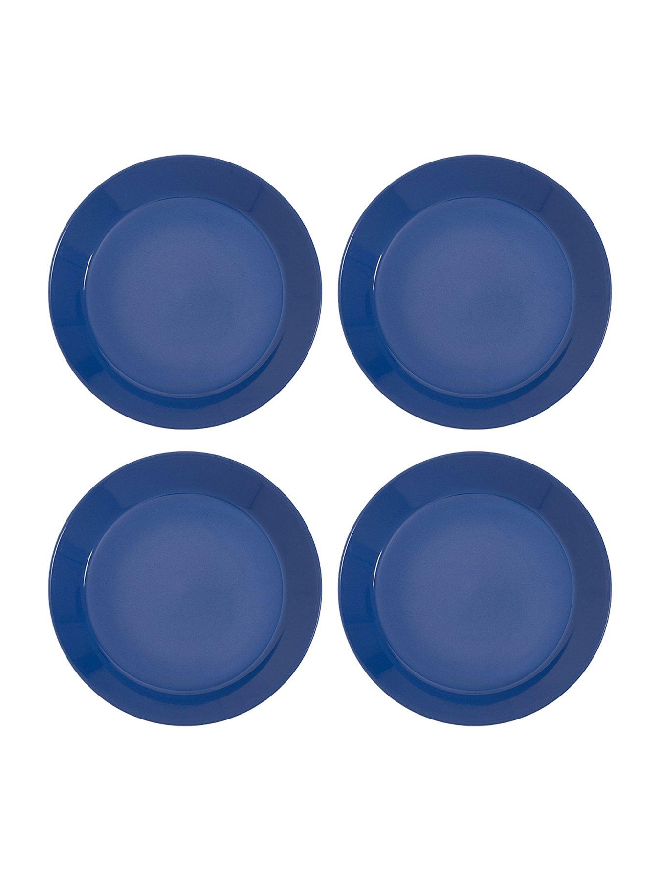 Product photograph of Sur La Table Colour Me Happy Set Of 4 Side Plates - Blue from very.co.uk