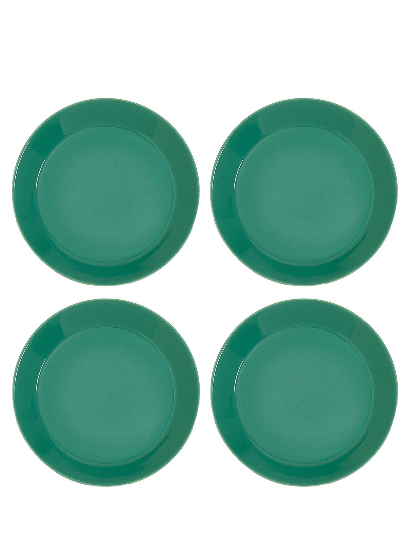 Product photograph of Sur La Table Colour Me Happy Set Of 4 Side Plates - Green from very.co.uk