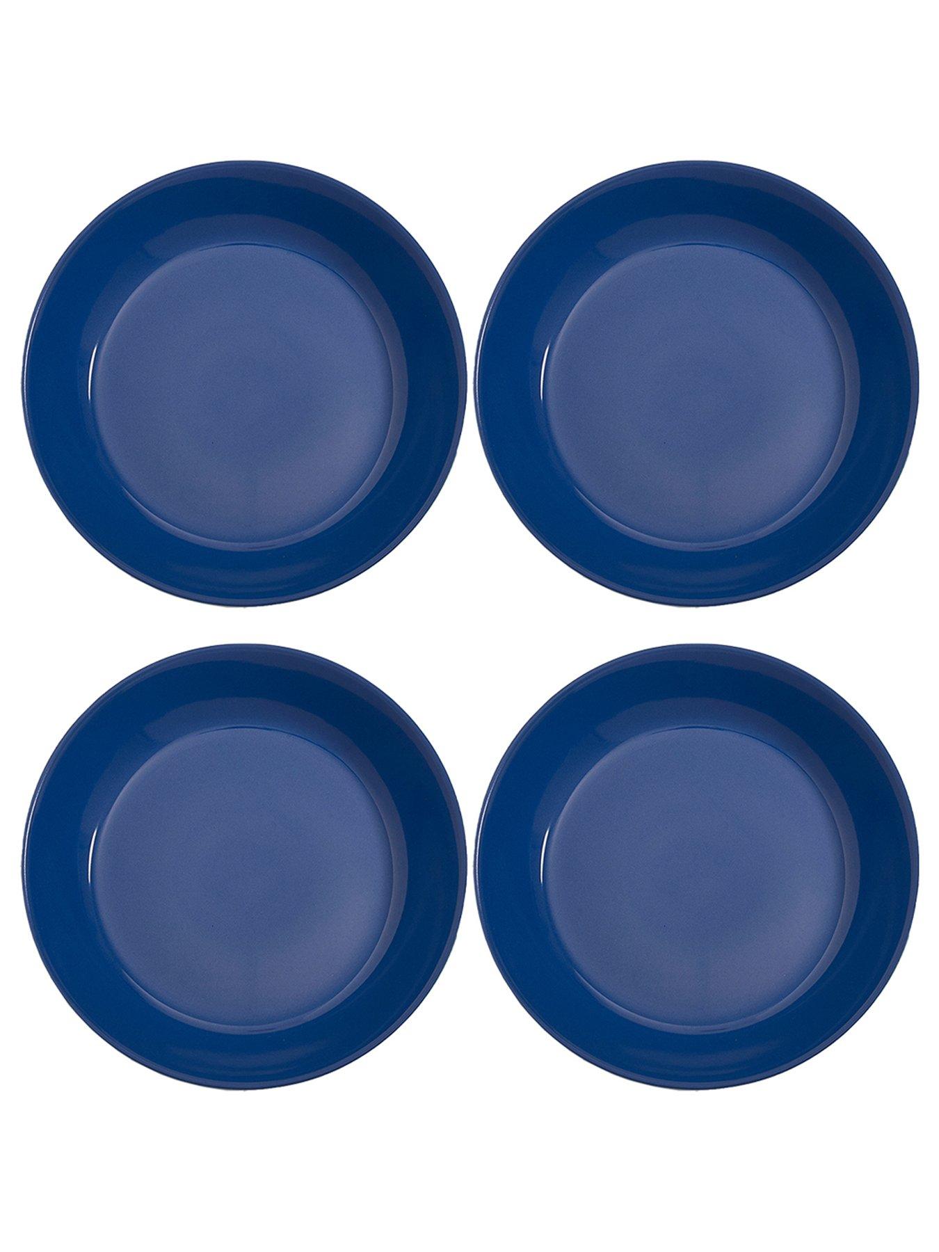 Product photograph of Sur La Table Colour Me Happy Set Of 4 Pasta Bowls - Blue from very.co.uk