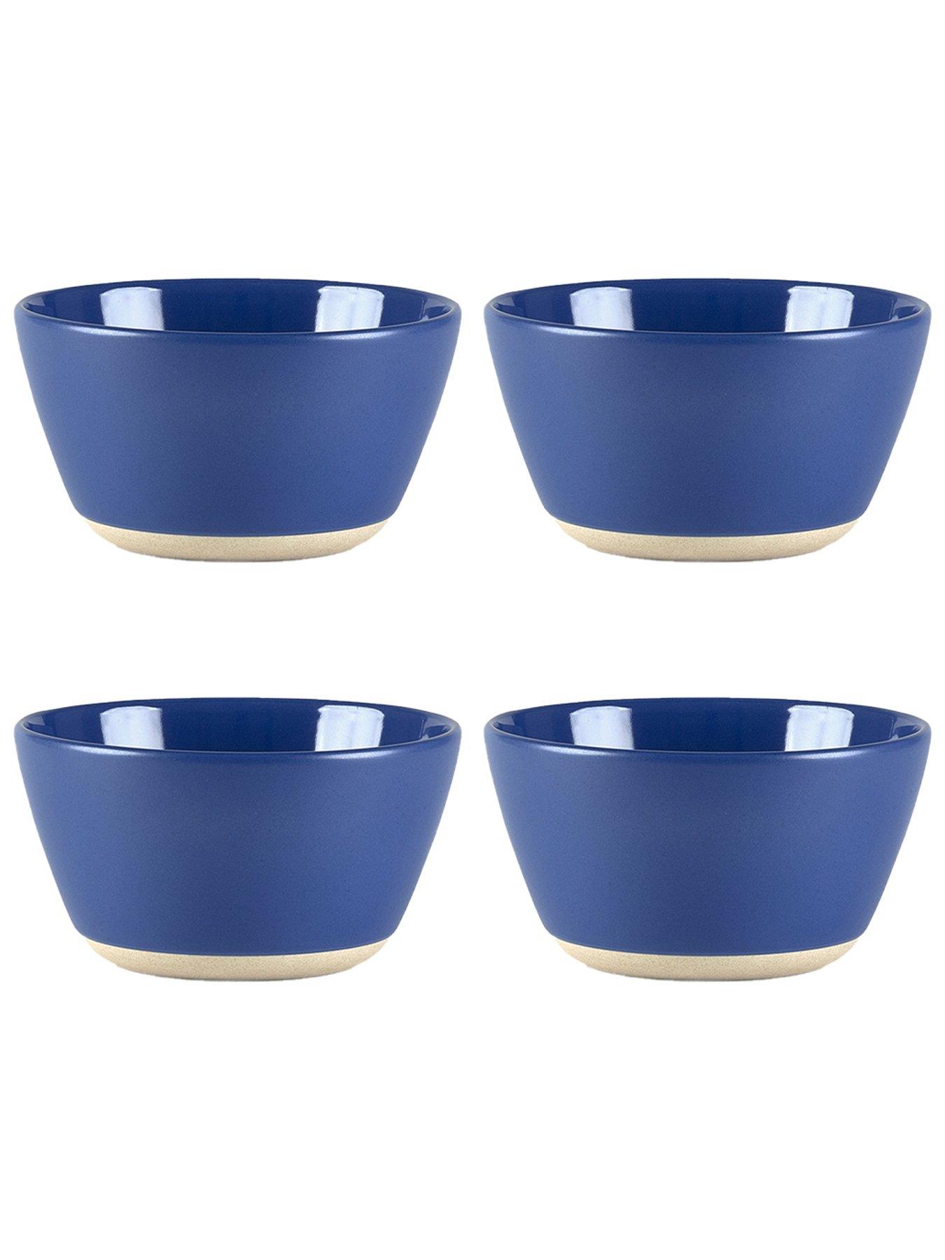 Product photograph of Sur La Table Colour Me Happy Set Of 4 Cereal Bowls - Blue from very.co.uk