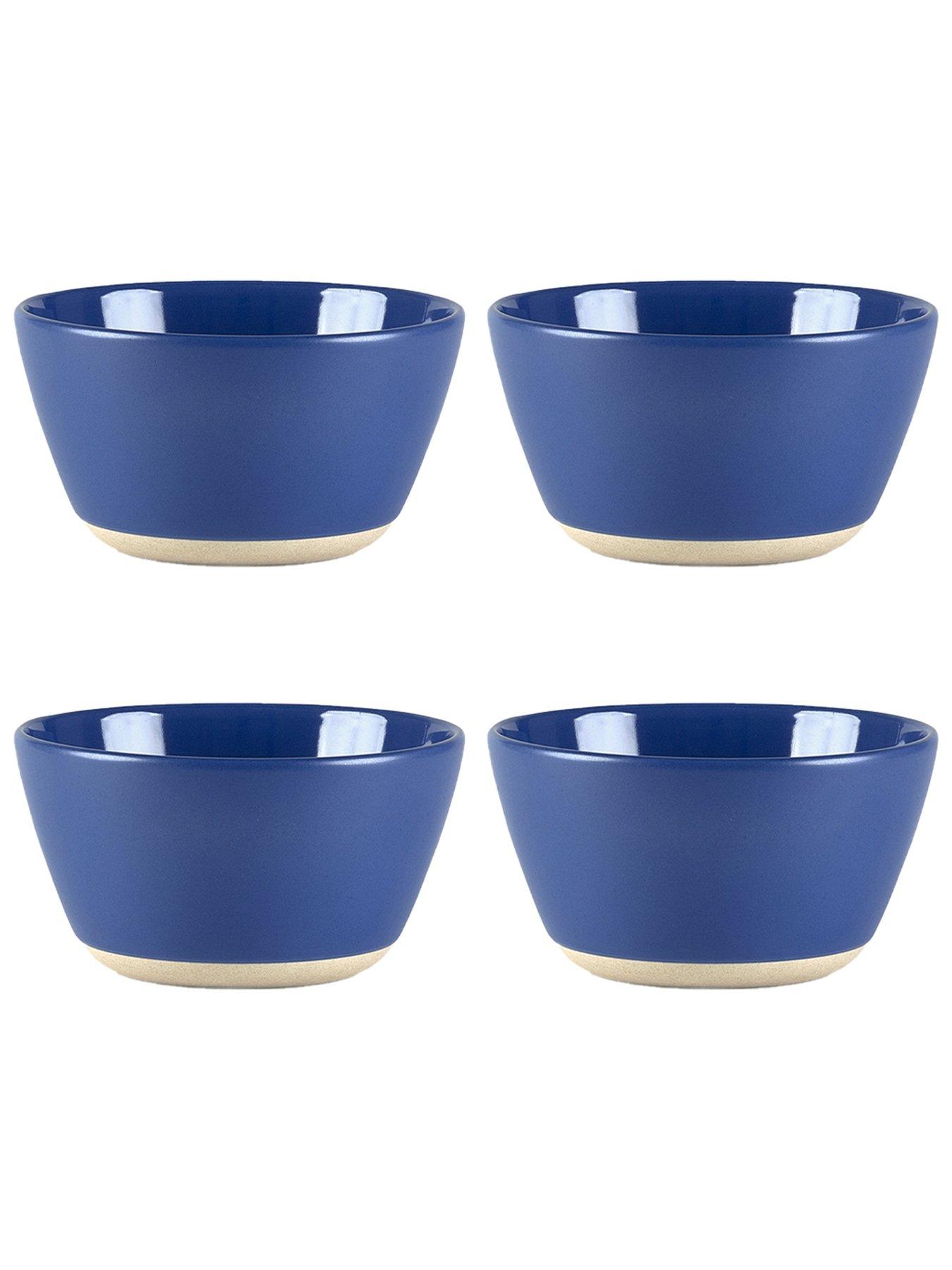 Product photograph of Sur La Table Colour Me Happy Set Of 4 Cereal Bowls - Blue from very.co.uk
