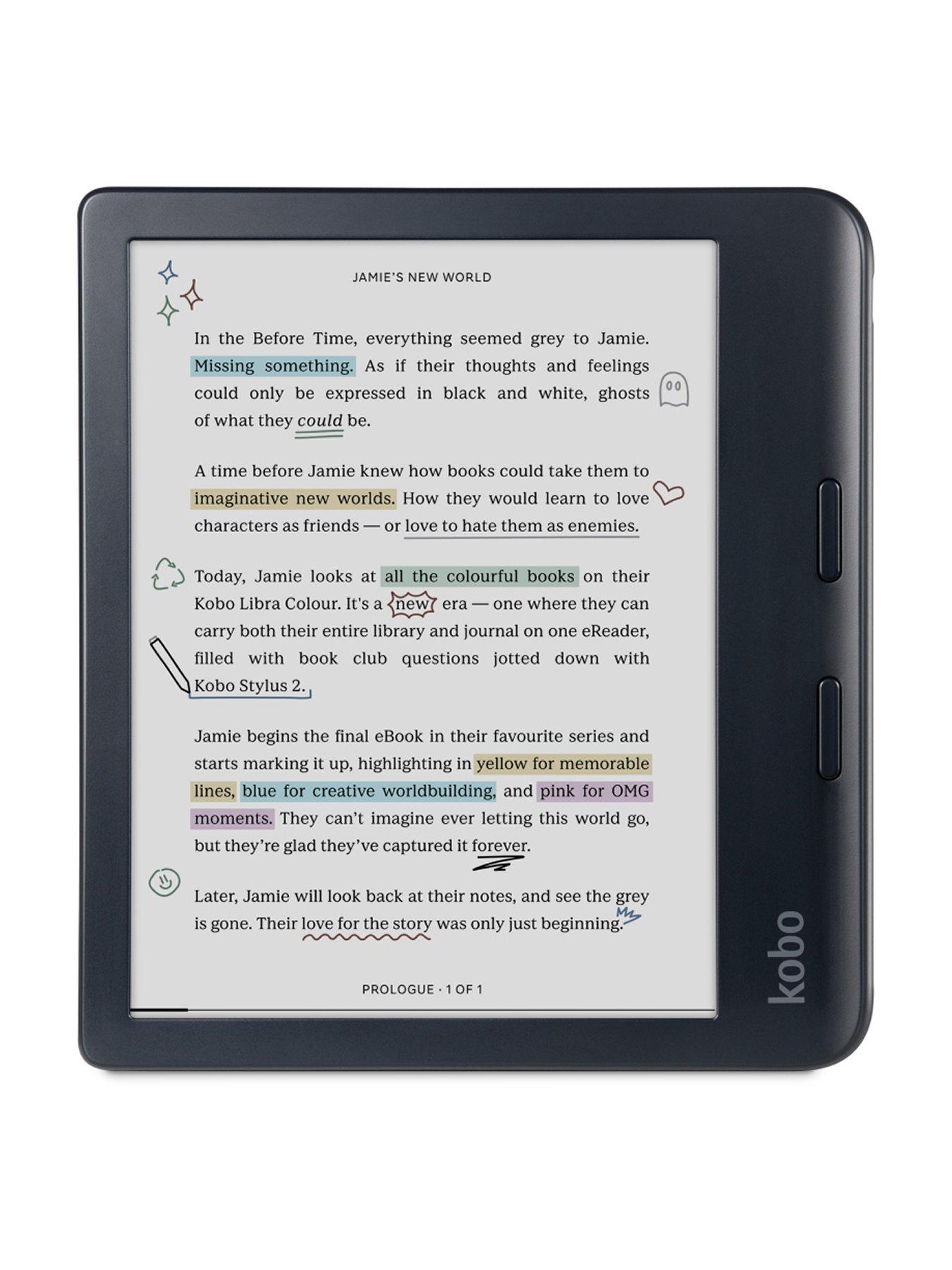 undefined Libra Colour 7-inch eReader - E Ink Kaleido 3 Colour Display, Kobo Stylus 2 Compatibility, Waterproof - Black