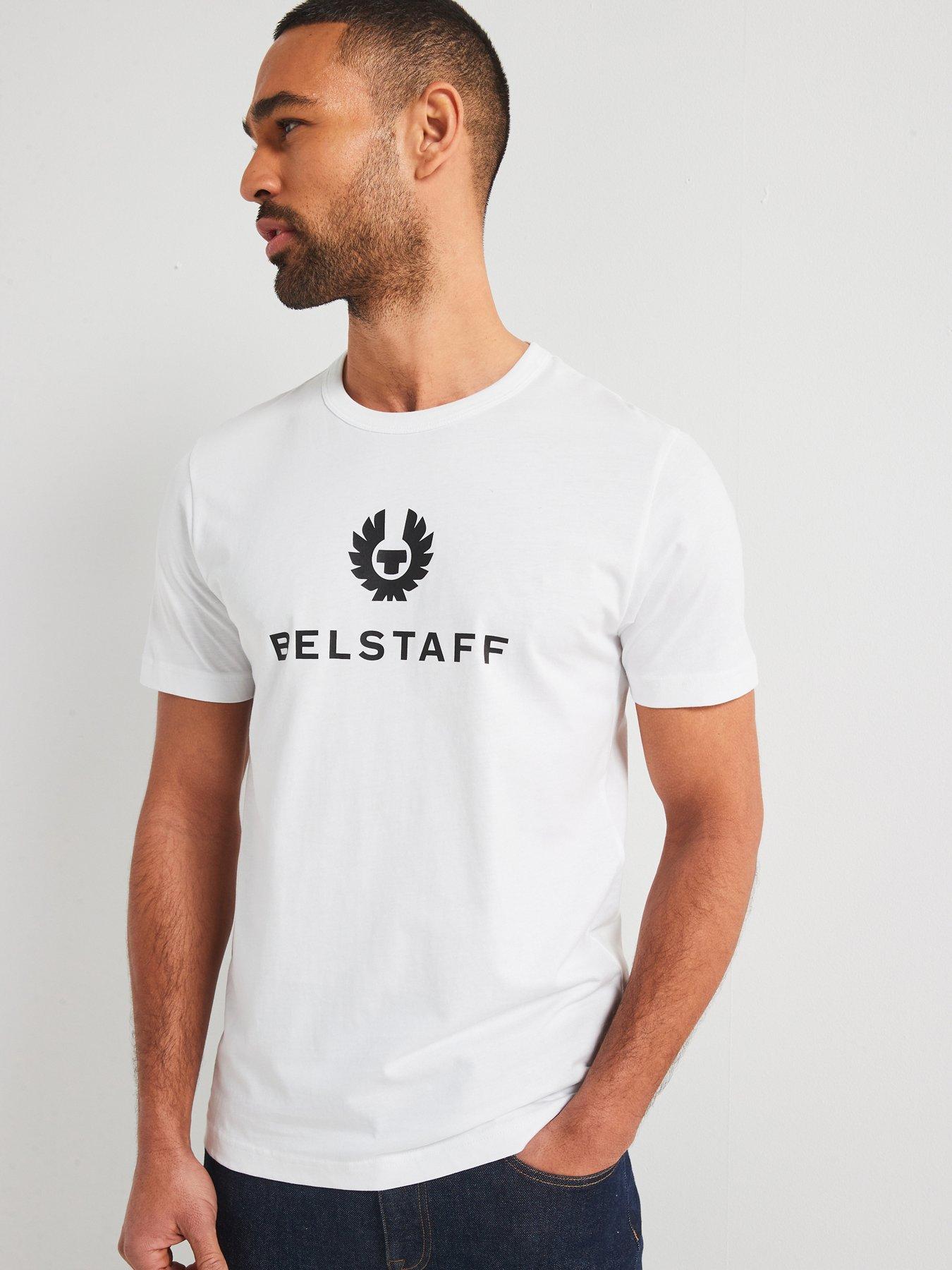 undefined Signature Chest Logo Regular Fit T-Shirt - White