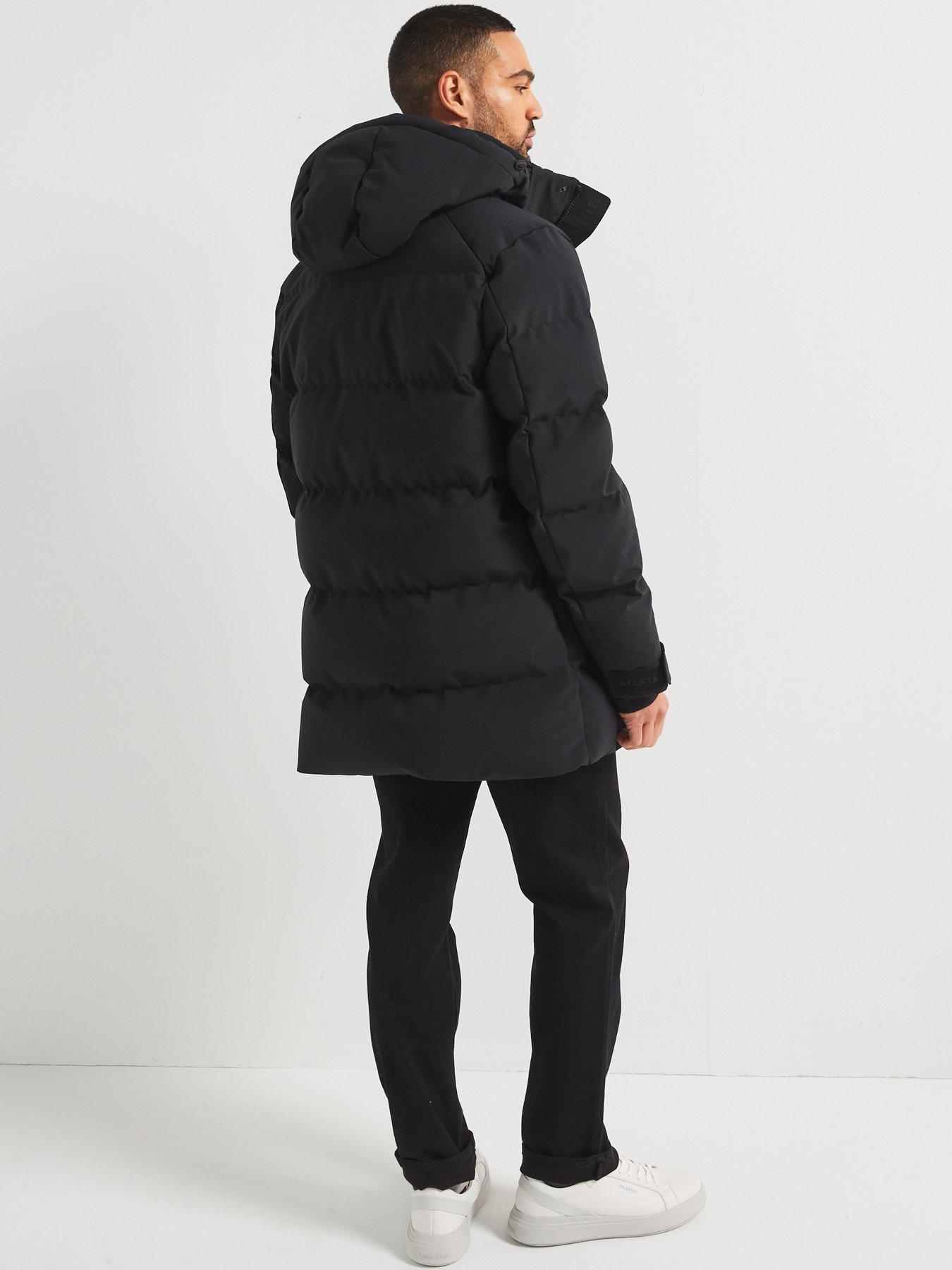 Image 2 of 6 of Belstaff Pendulum 2 Way Stretch Padded Coat - Black