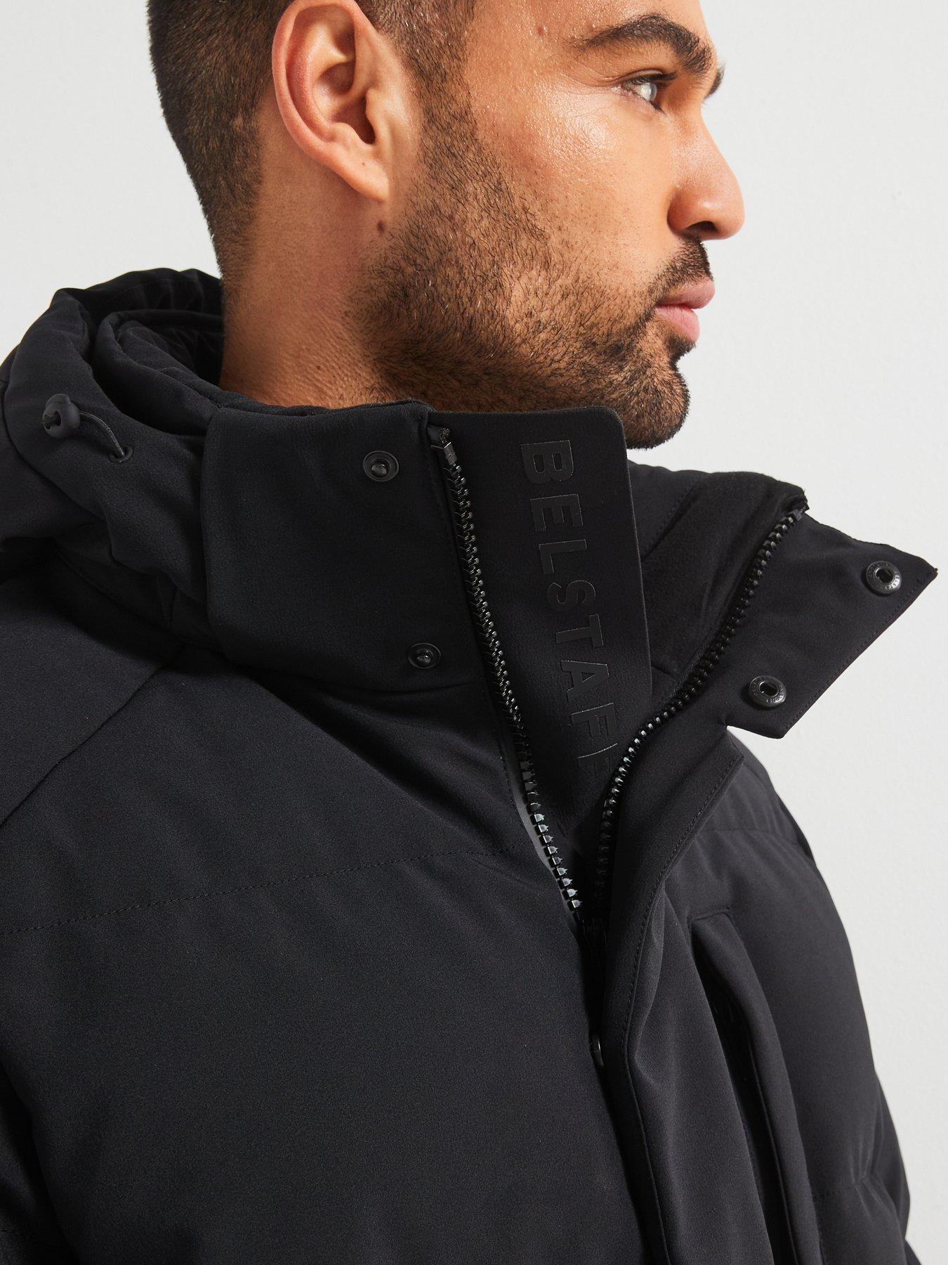 Image 5 of 6 of Belstaff Pendulum 2 Way Stretch Padded Coat - Black