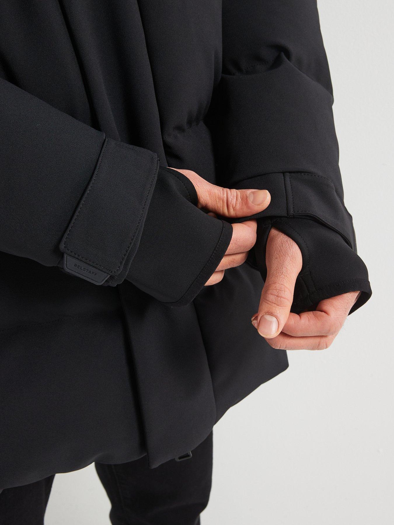 Image 6 of 6 of Belstaff Pendulum 2 Way Stretch Padded Coat - Black