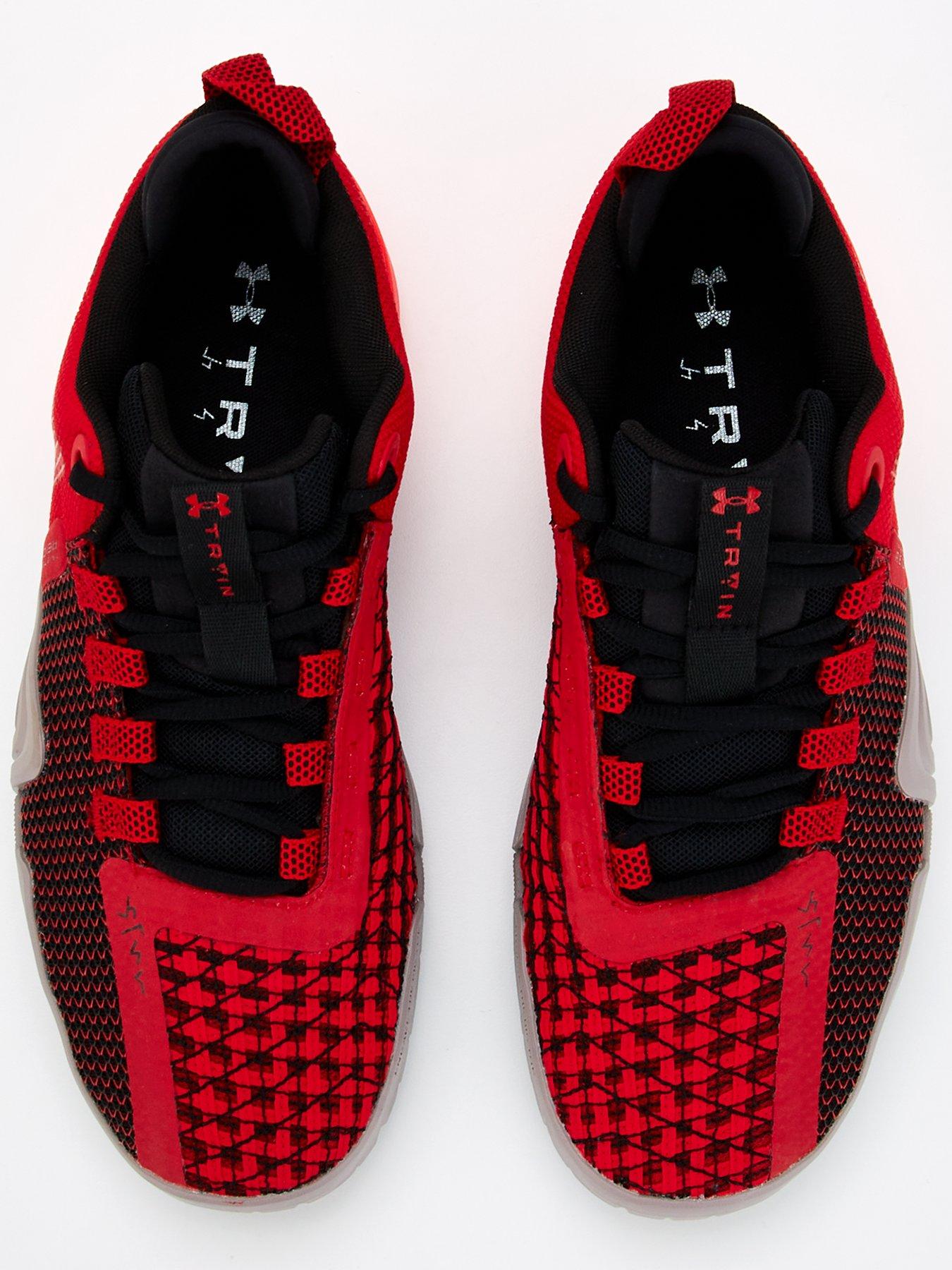 Image 4 of 7 of UNDER ARMOUR Mens Training Tribase Reign 6 Trainers - Red
