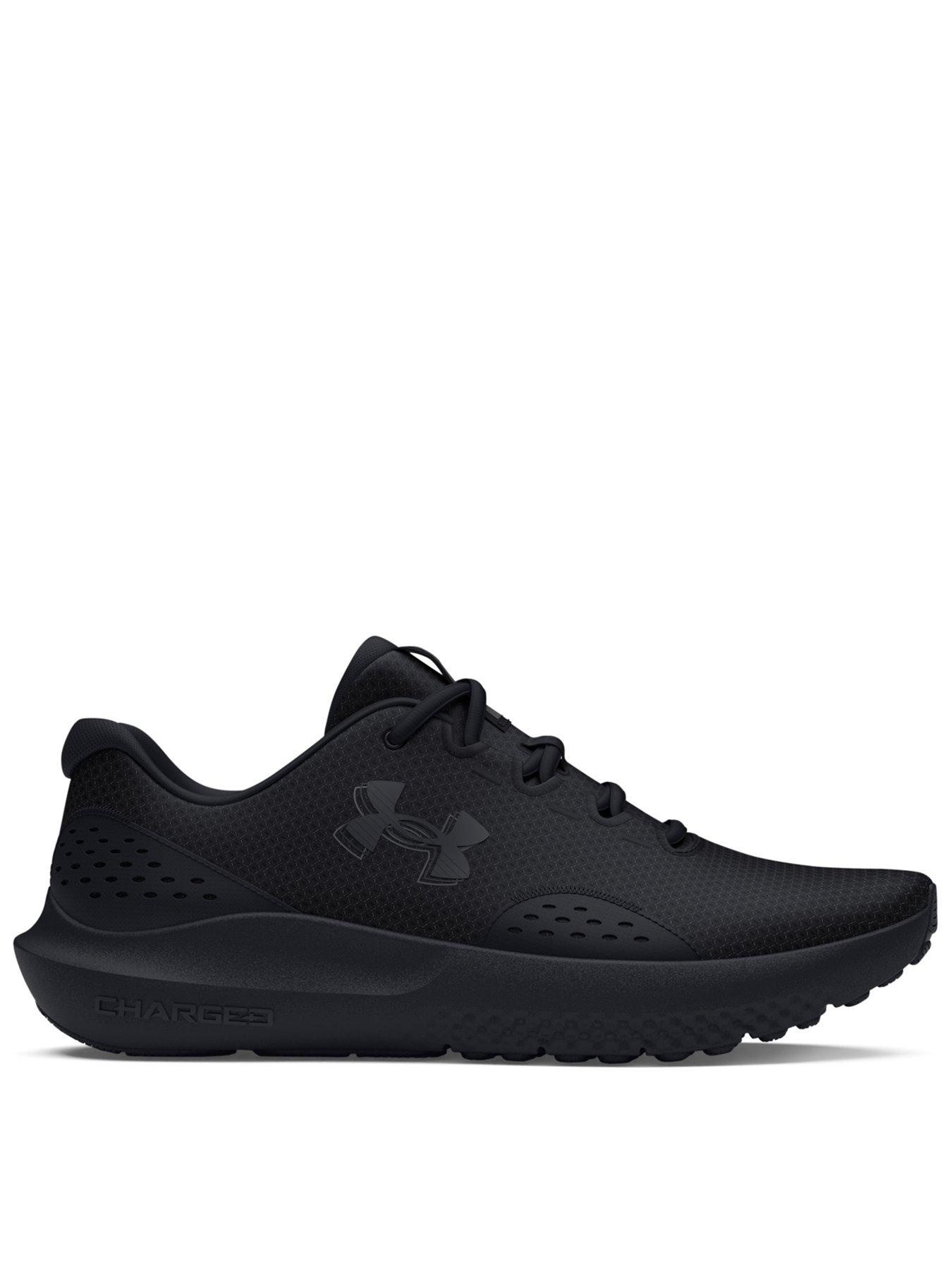 undefined Mens Running Charged Surge 4 Trainers - Black