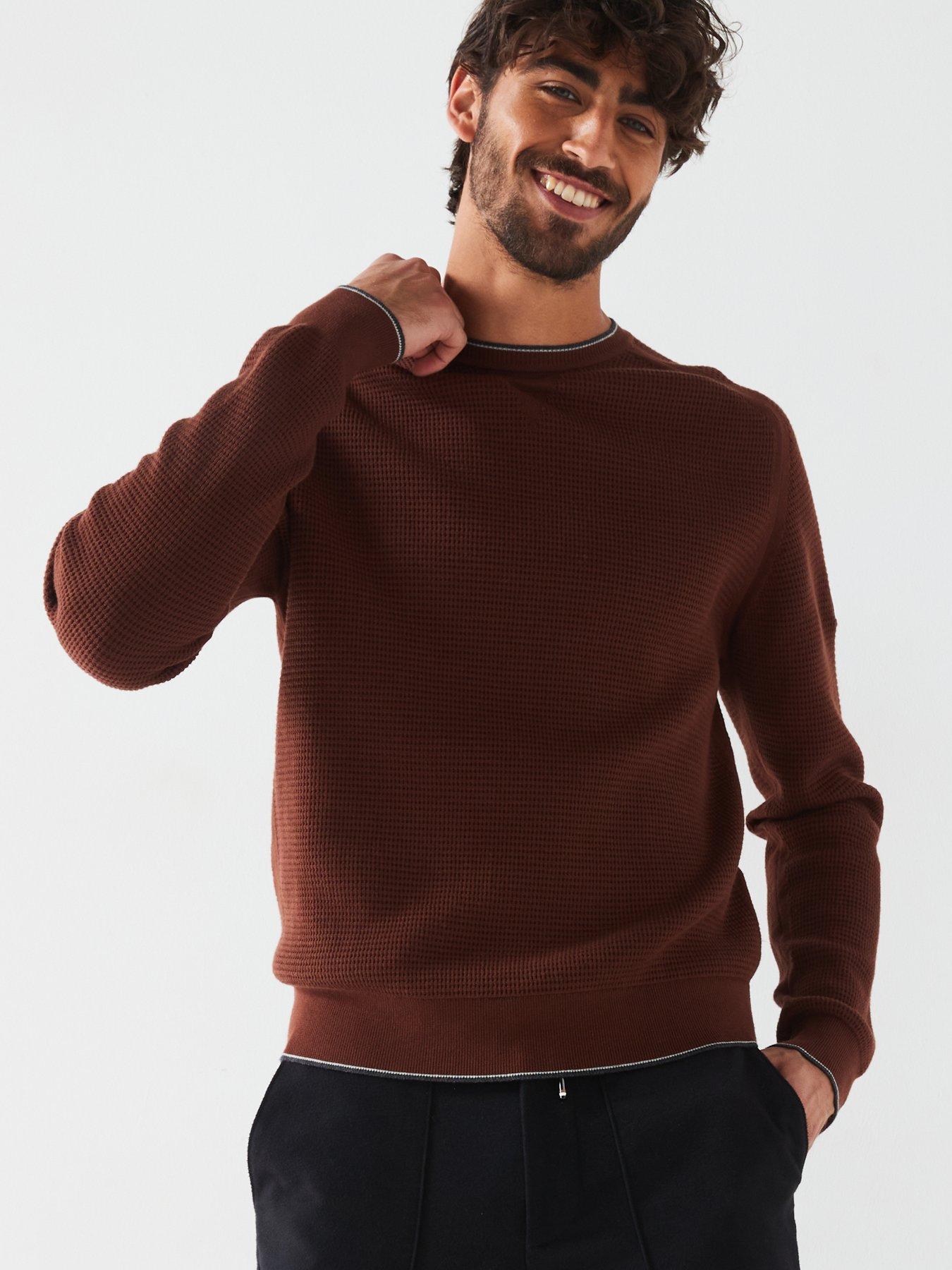 Belstaff crew neck knitted jumper best sale