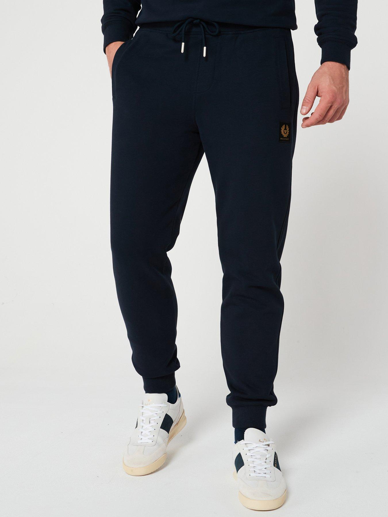 Image 1 of 6 of Belstaff Logo Joggers - Dark Blue
