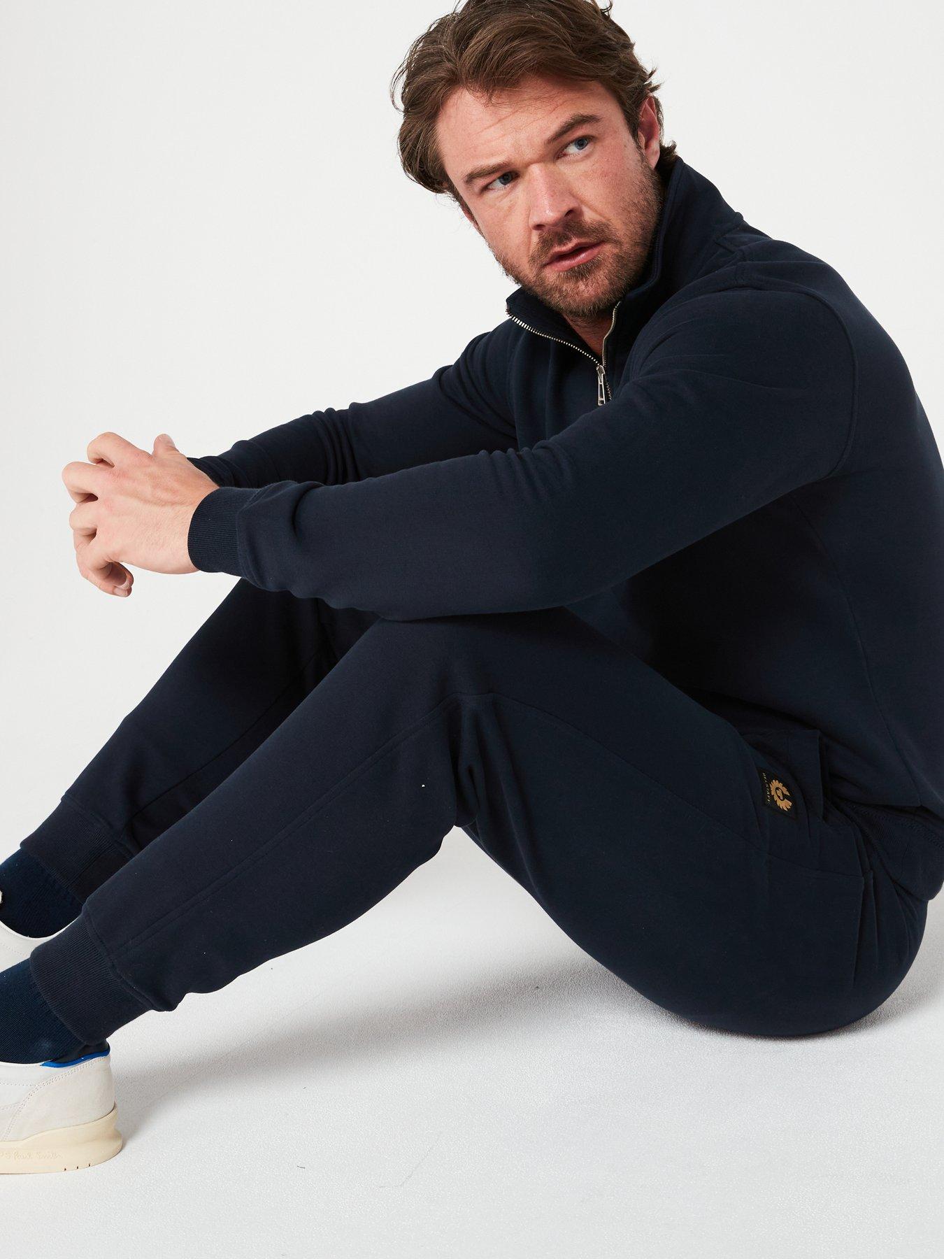 Image 4 of 6 of Belstaff Logo Joggers - Dark Blue