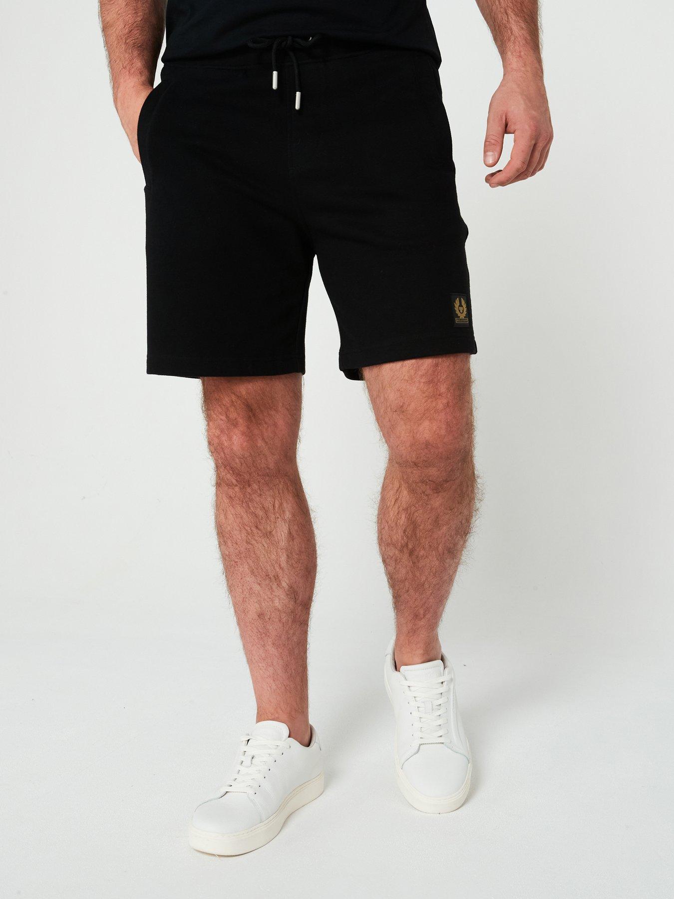 undefined Patch Logo Jersey Shorts - Black