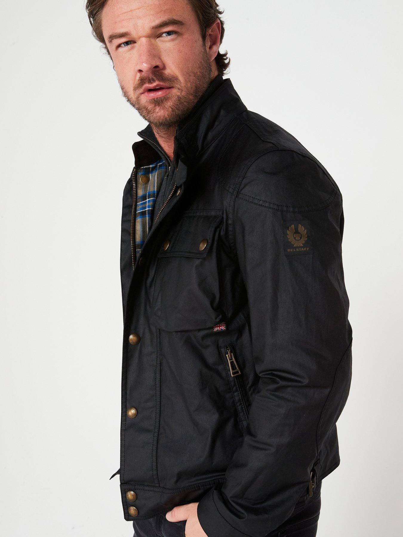 undefined Racemaster Wax Jacket - Black
