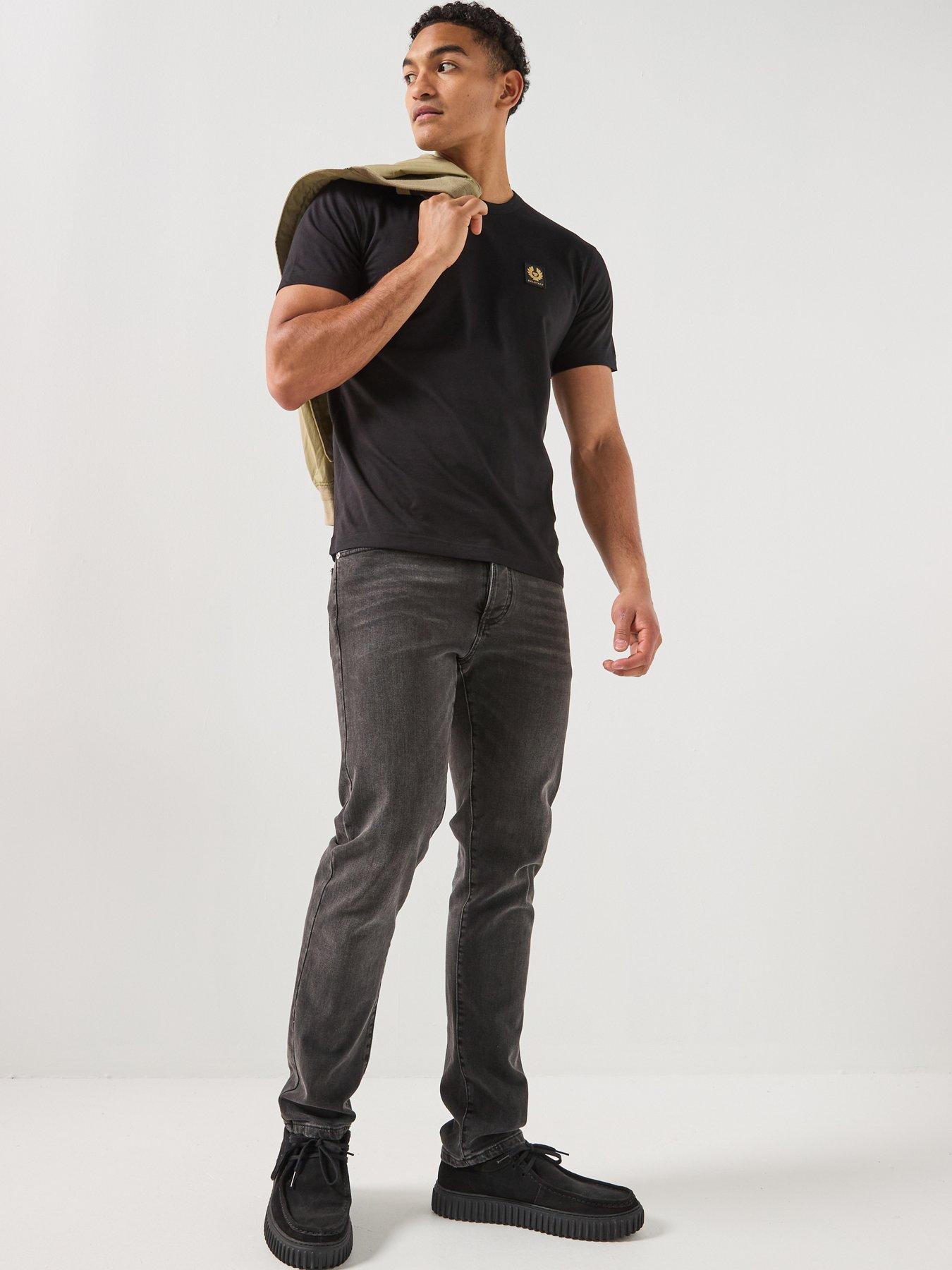 Image 3 of 5 of Belstaff Logo Patch Regular Fit T-shirt - Black