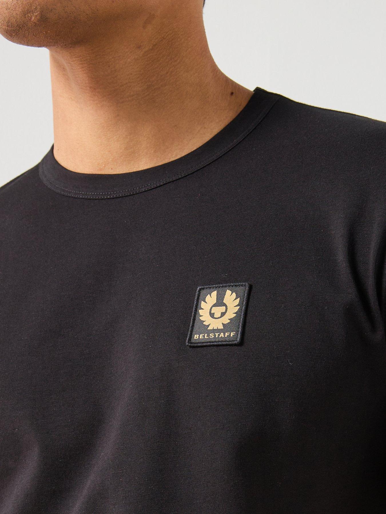 Image 4 of 5 of Belstaff Logo Patch Regular Fit T-shirt - Black