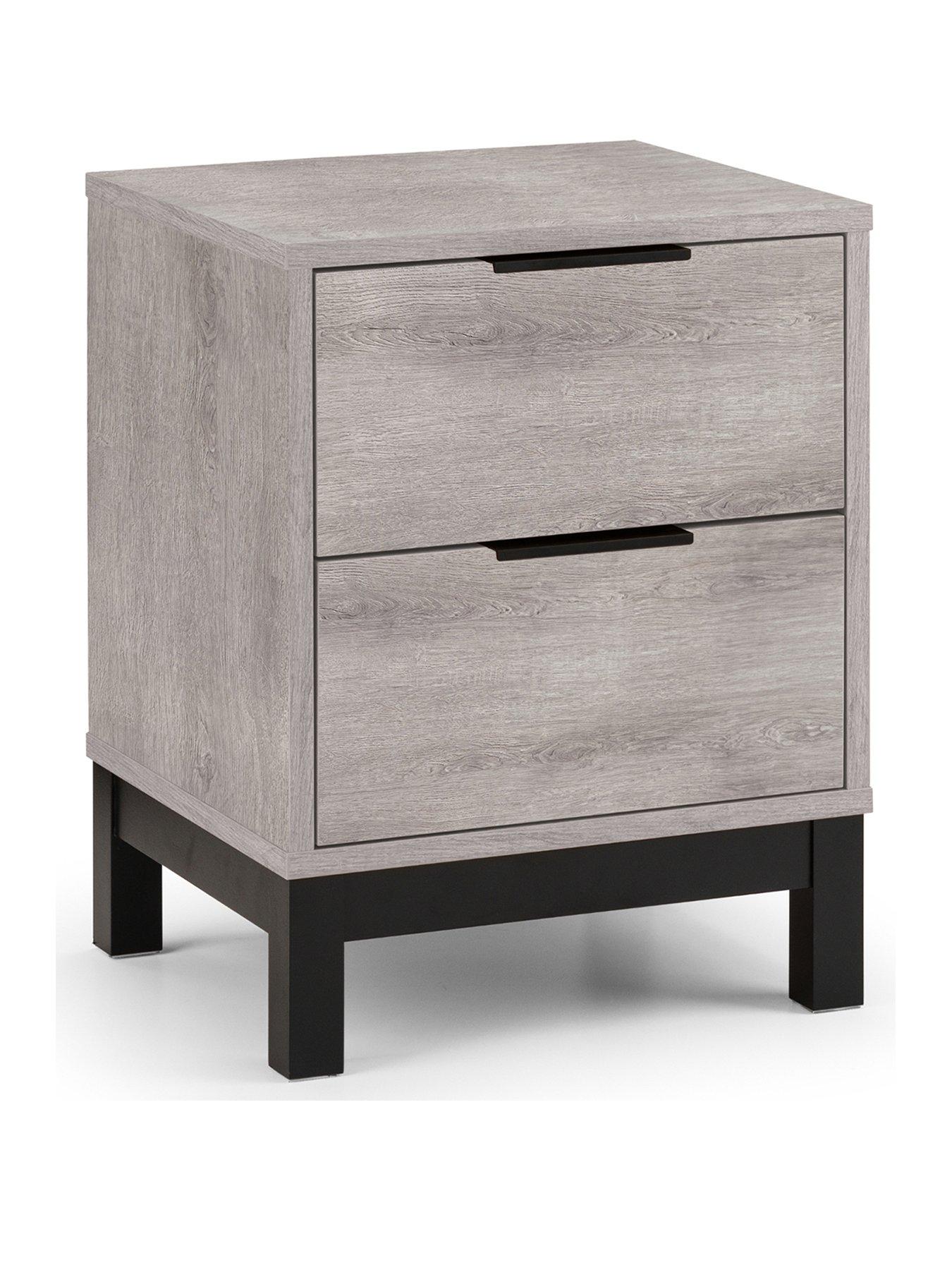 Product photograph of Julian Bowen Bali 2 Drawer Bedside from very.co.uk