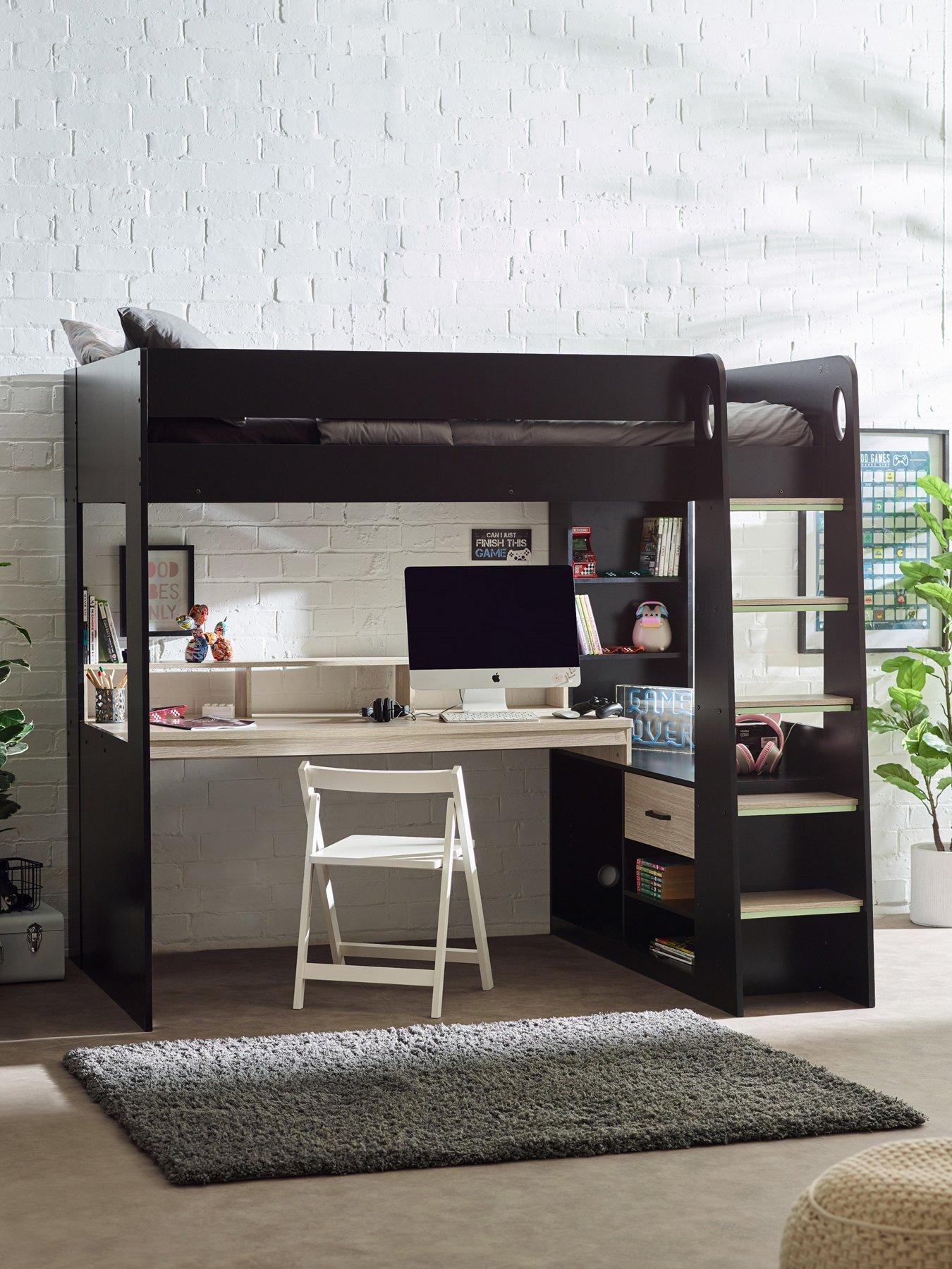 Product photograph of Julian Bowen Blaze Gaming Bunk Bed from very.co.uk